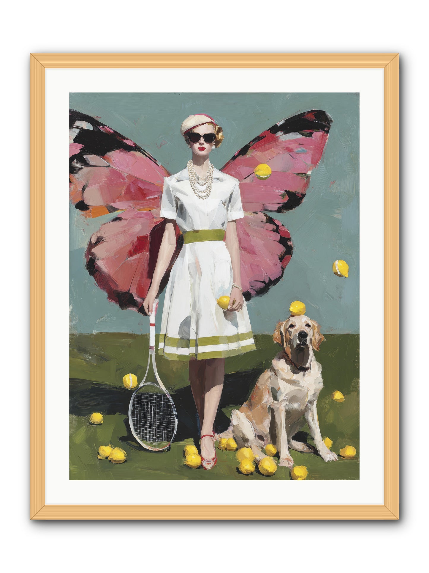 Duchess of Lemon Avenue -- Framed Print - Natural 24x32