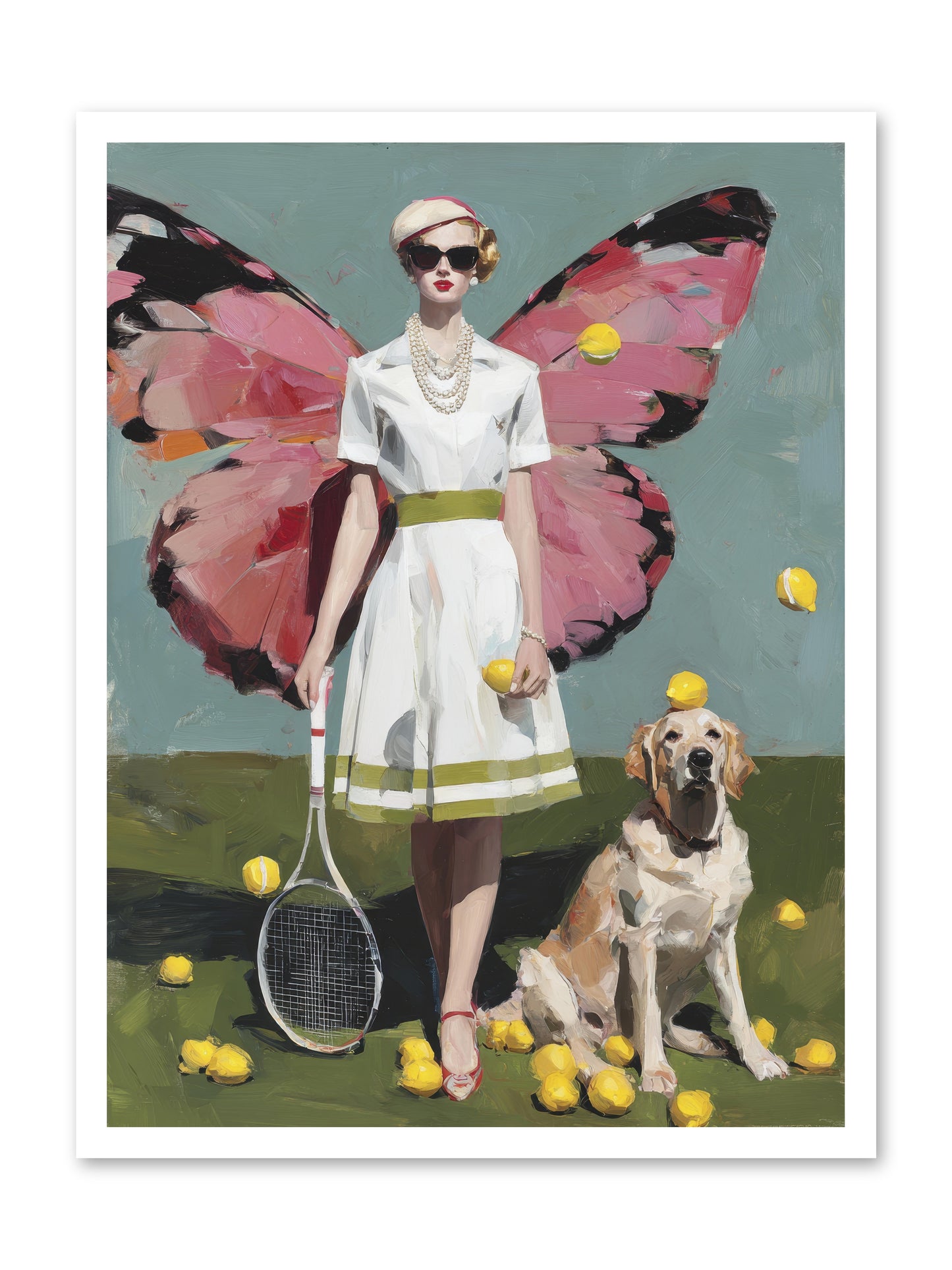 Duchess of Lemon Avenue -- Loose Canvas Print 24x32