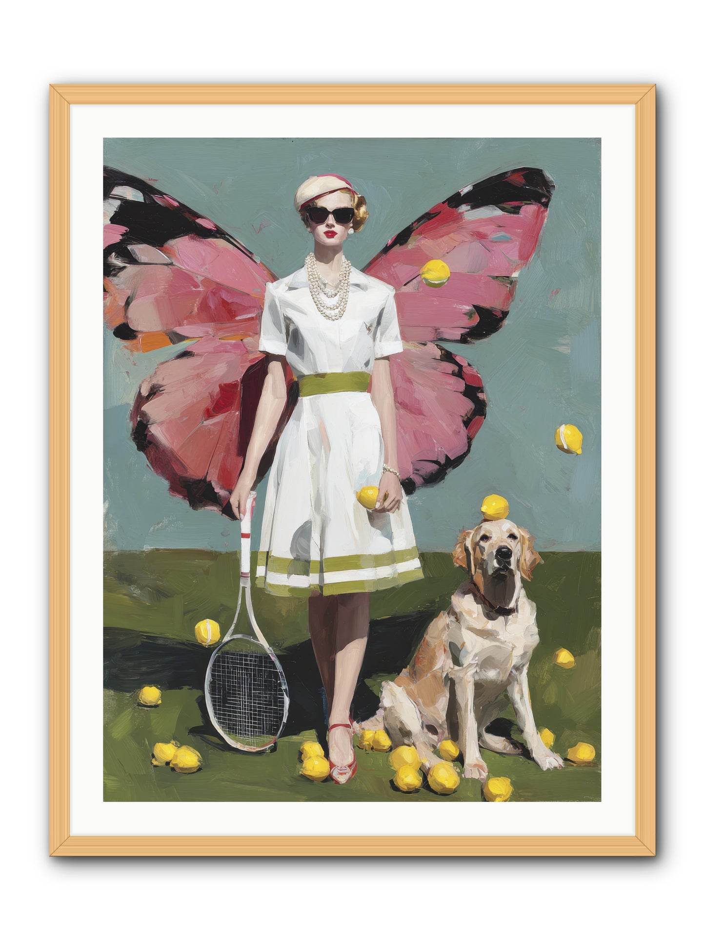 Duchess of Lemon Avenue -- Framed Print - Natural 30x40
