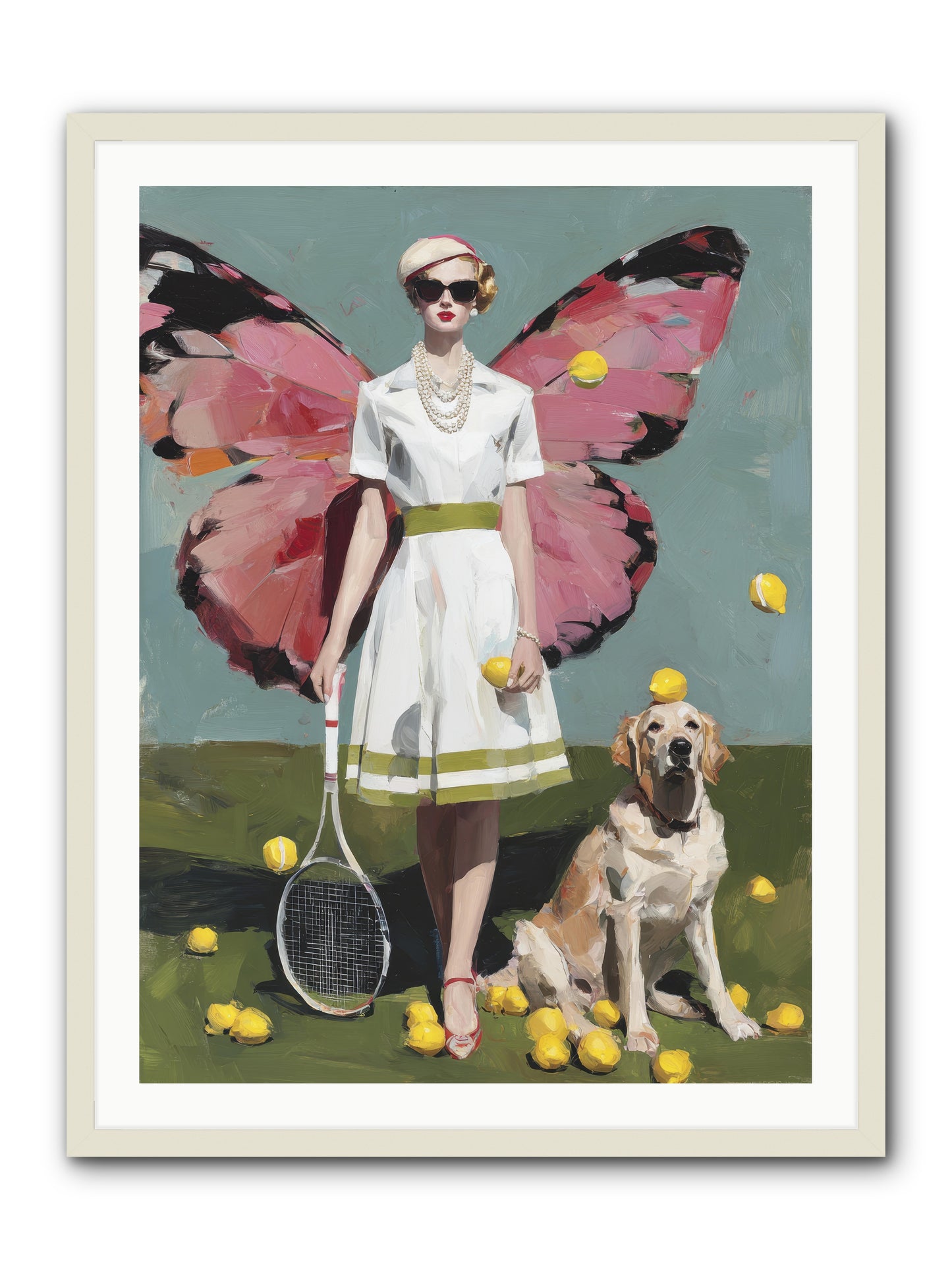 Duchess of Lemon Avenue -- Framed Print - White 30x40