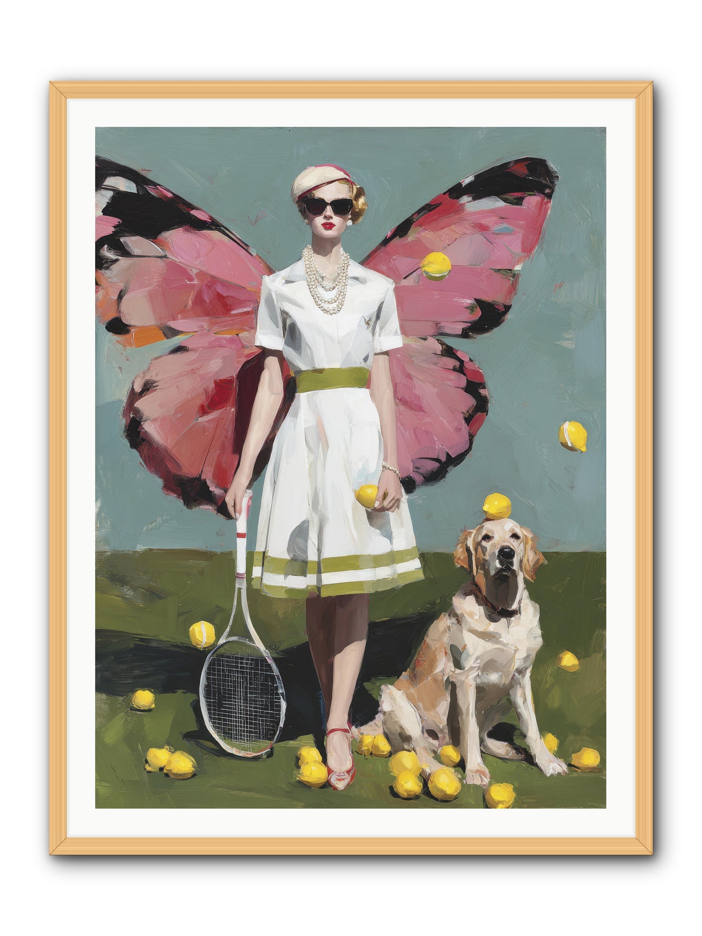 Duchess of Lemon Avenue -- Framed Print - Natural 36x48