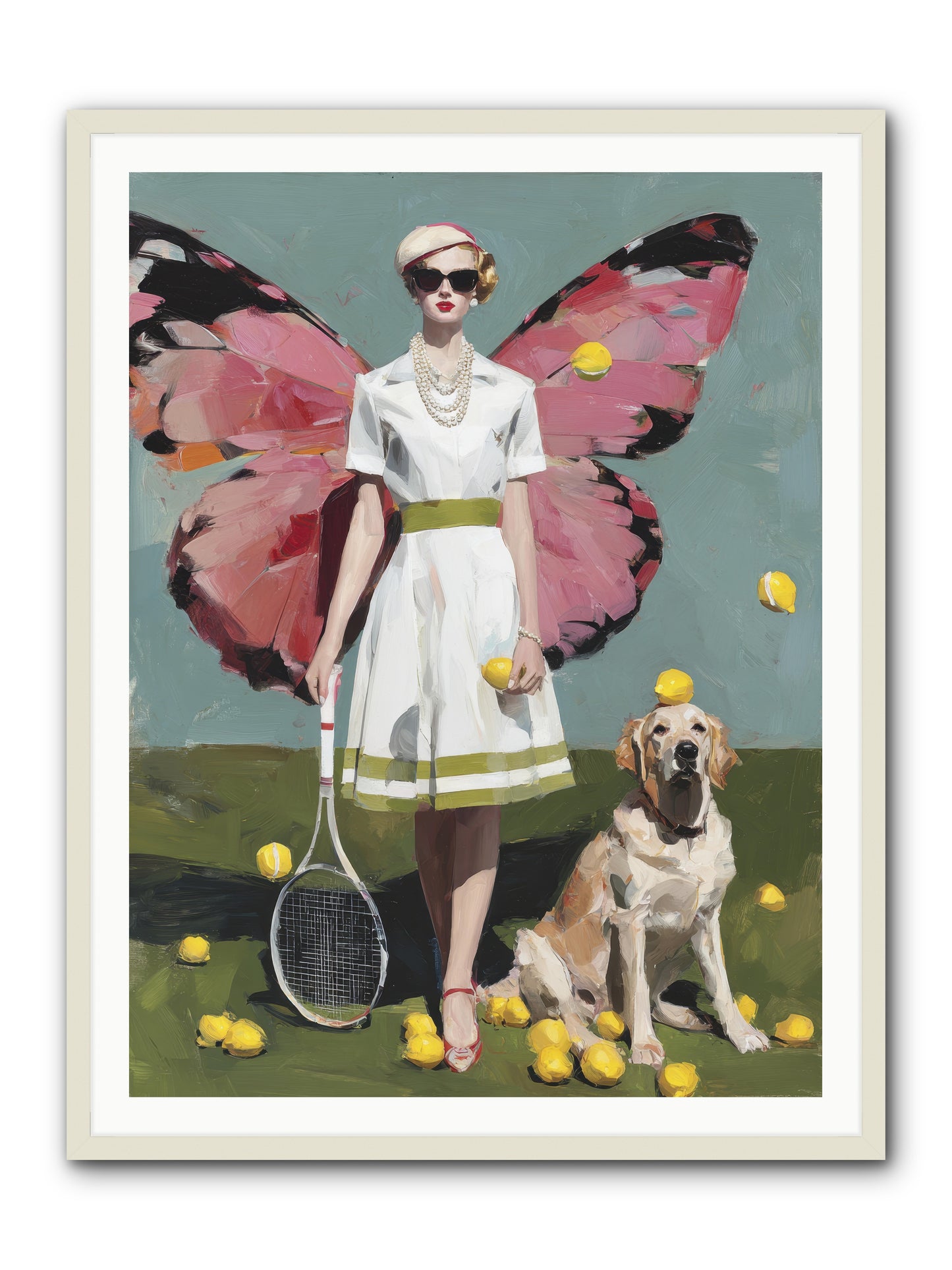 Duchess of Lemon Avenue -- Framed Print - White 36x48