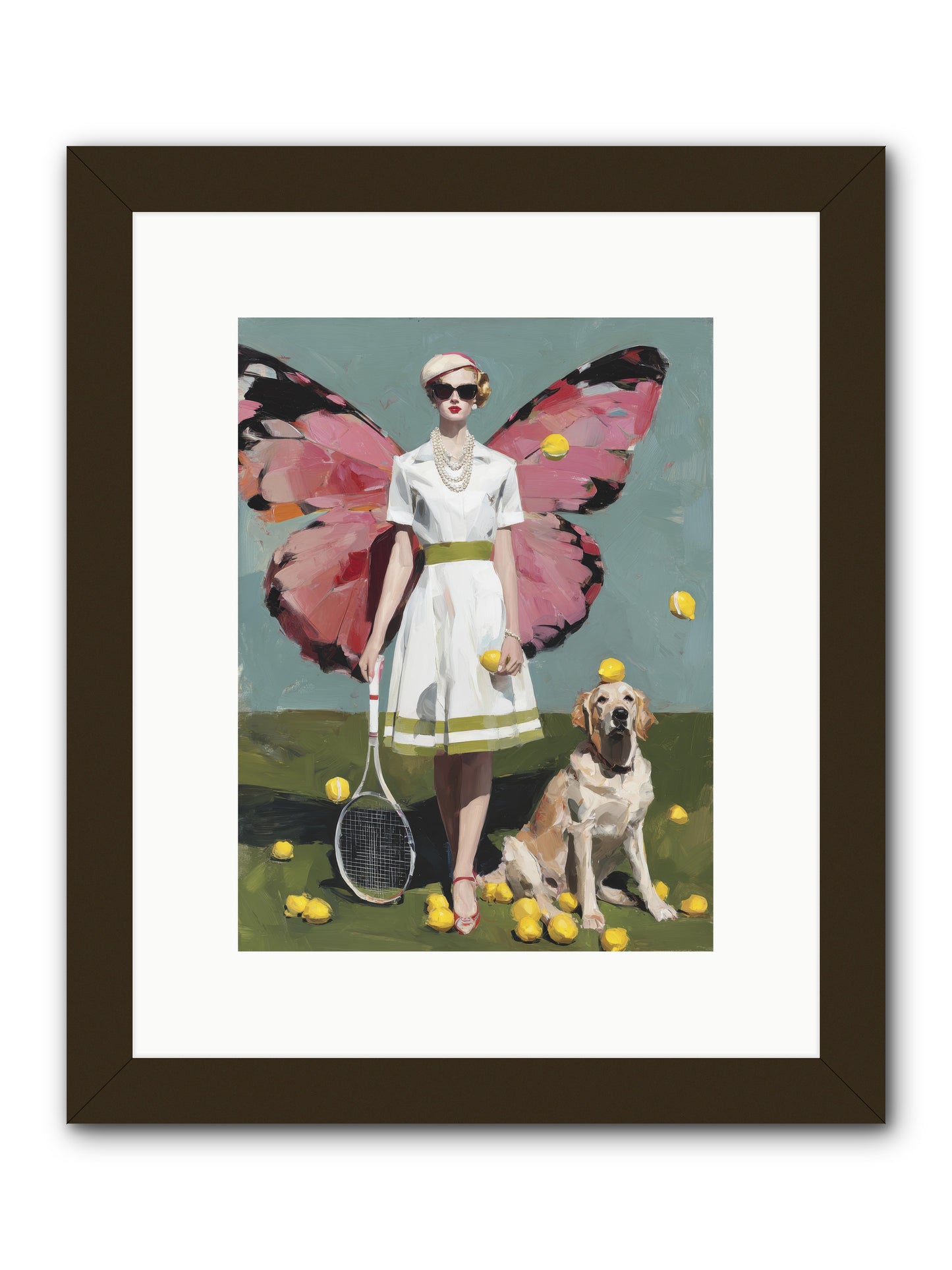 Duchess of Lemon Avenue -- Framed Print - Black 9x12