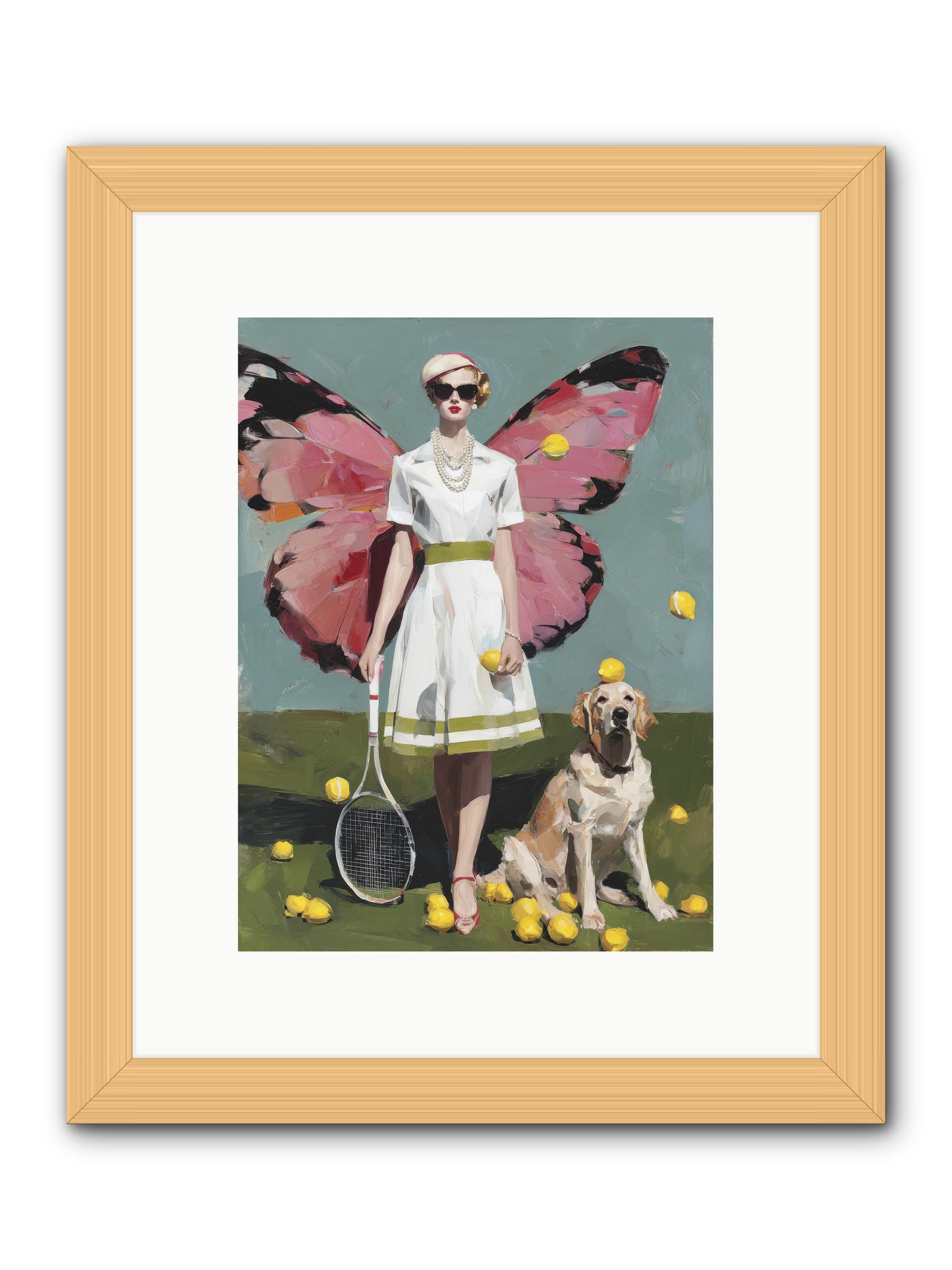 Duchess of Lemon Avenue -- Framed Print - Natural 9x12