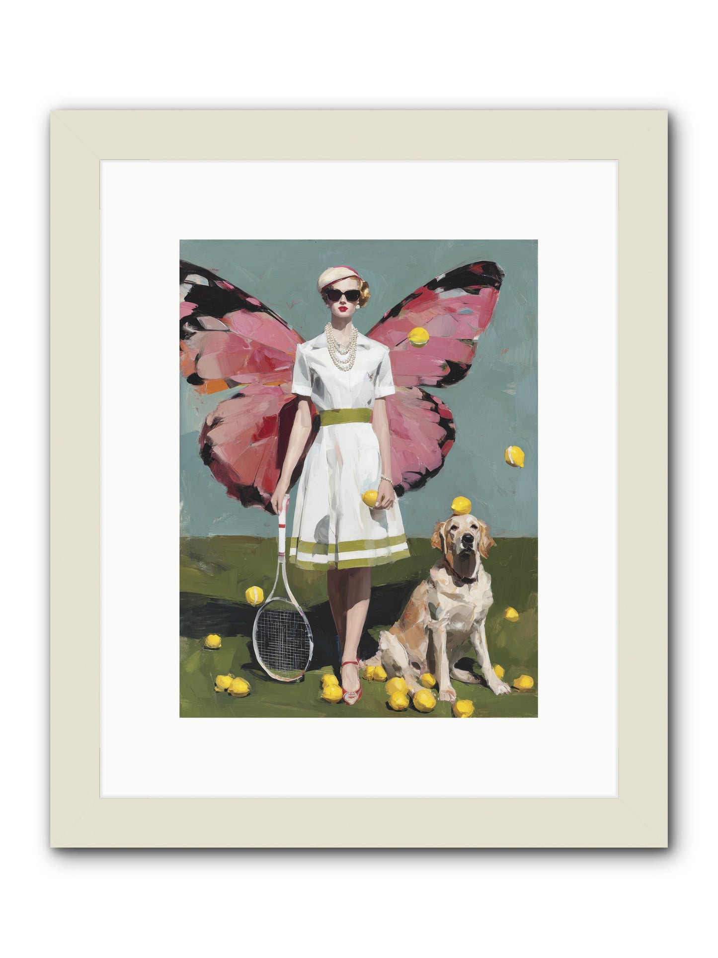 Duchess of Lemon Avenue -- Framed Print - White 9x12