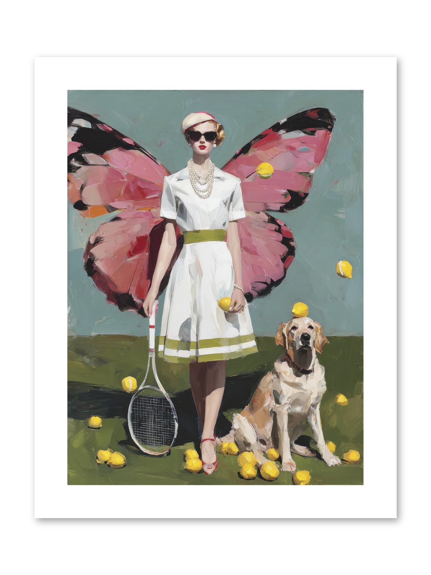 Duchess of Lemon Avenue -- Loose Canvas Print 9x12