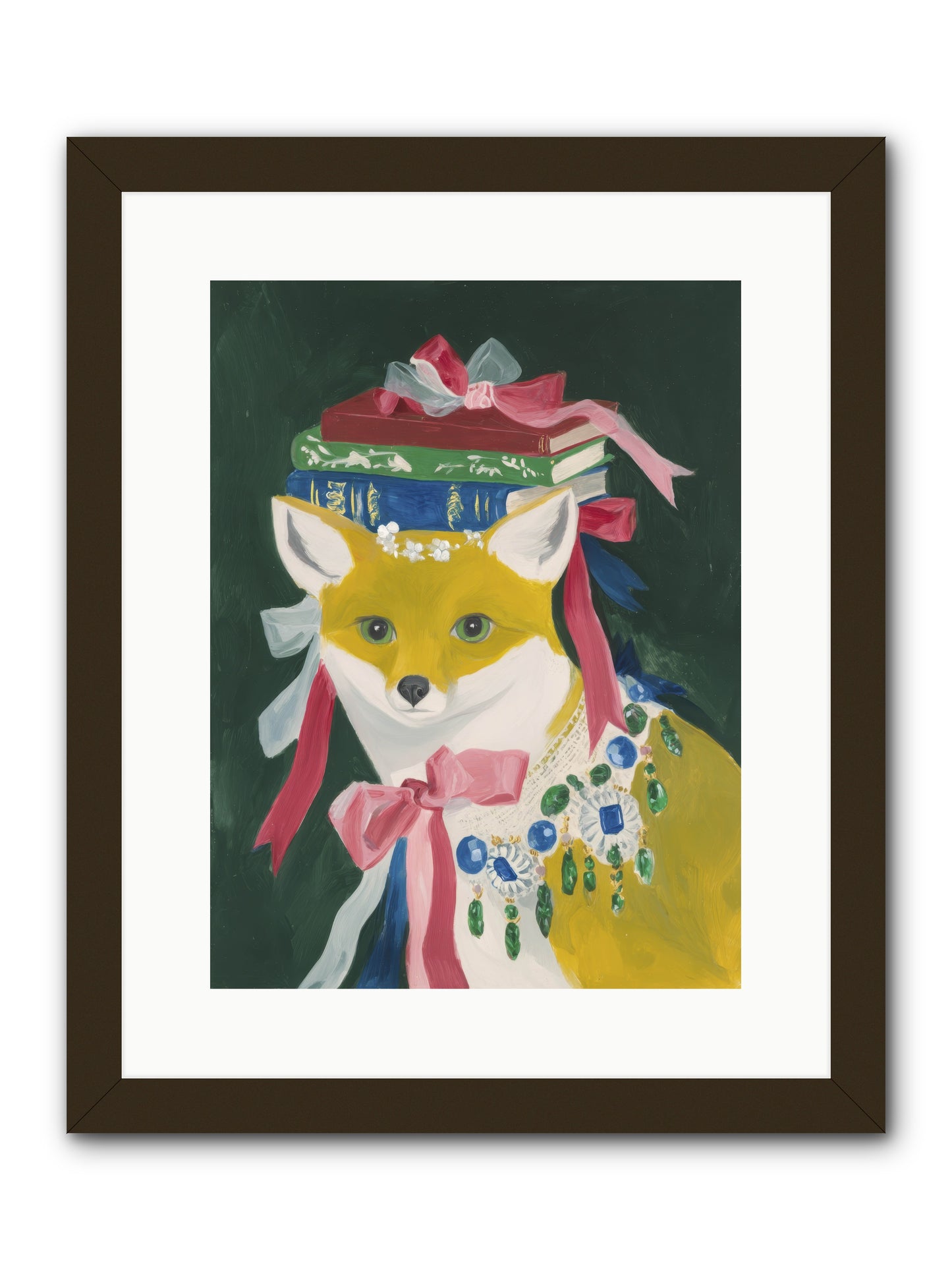 Duchess of Whispered Stories -- Framed Print - Black 12x16