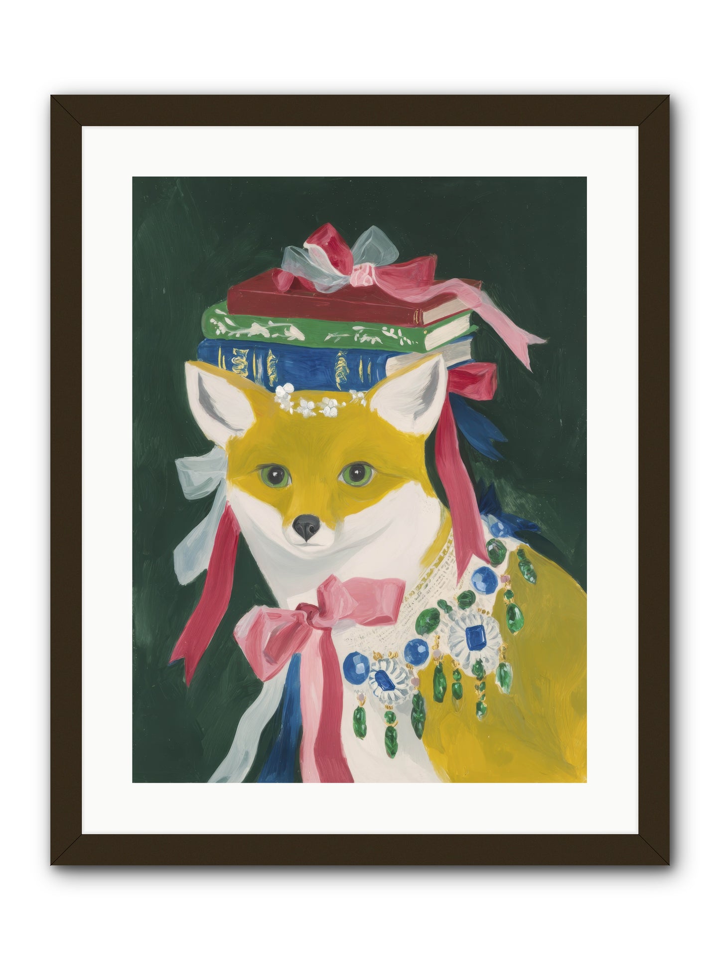 Duchess of Whispered Stories -- Framed Print - Black 18x24