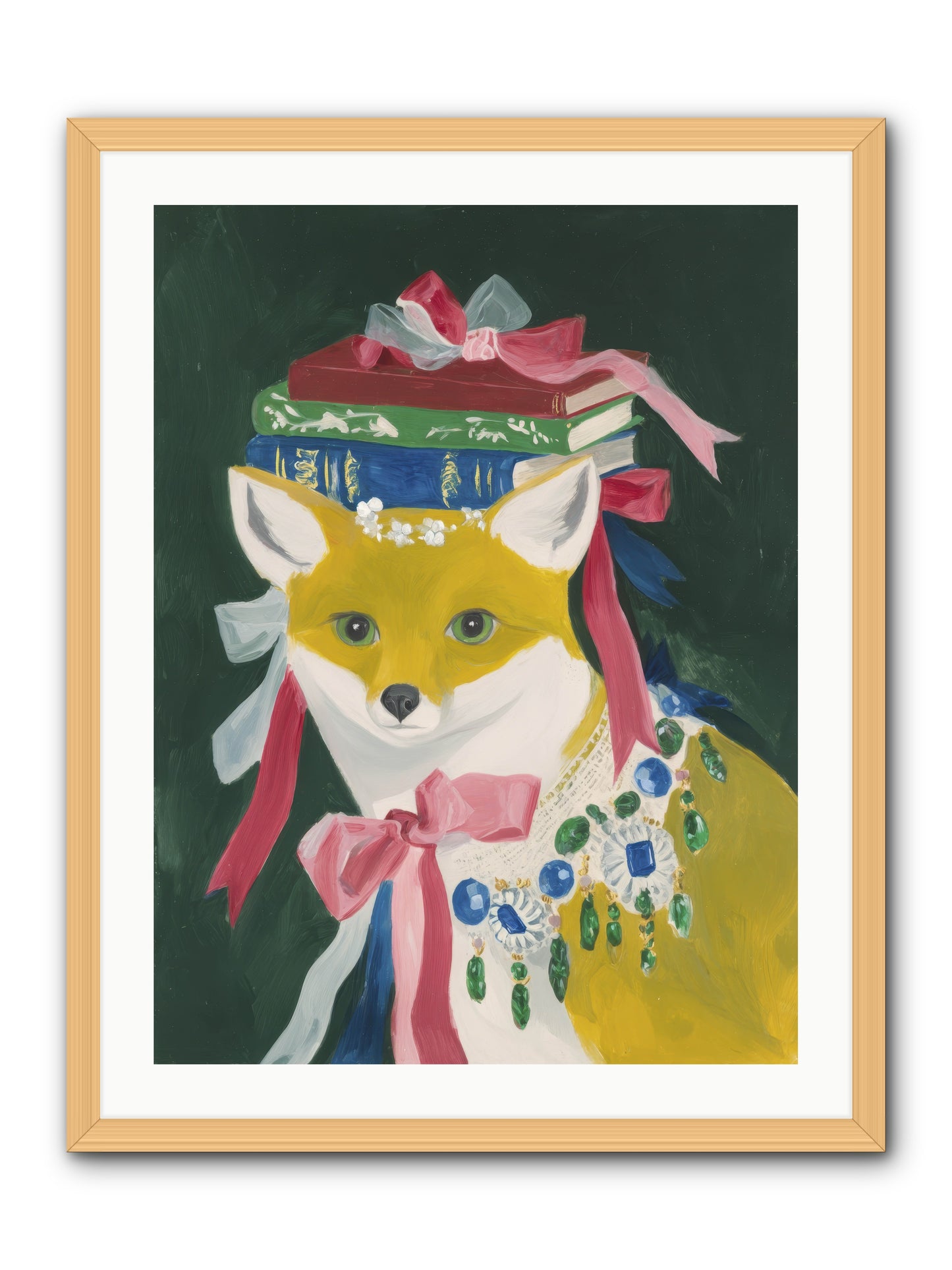 Duchess of Whispered Stories -- Framed Print - Natural 24x32
