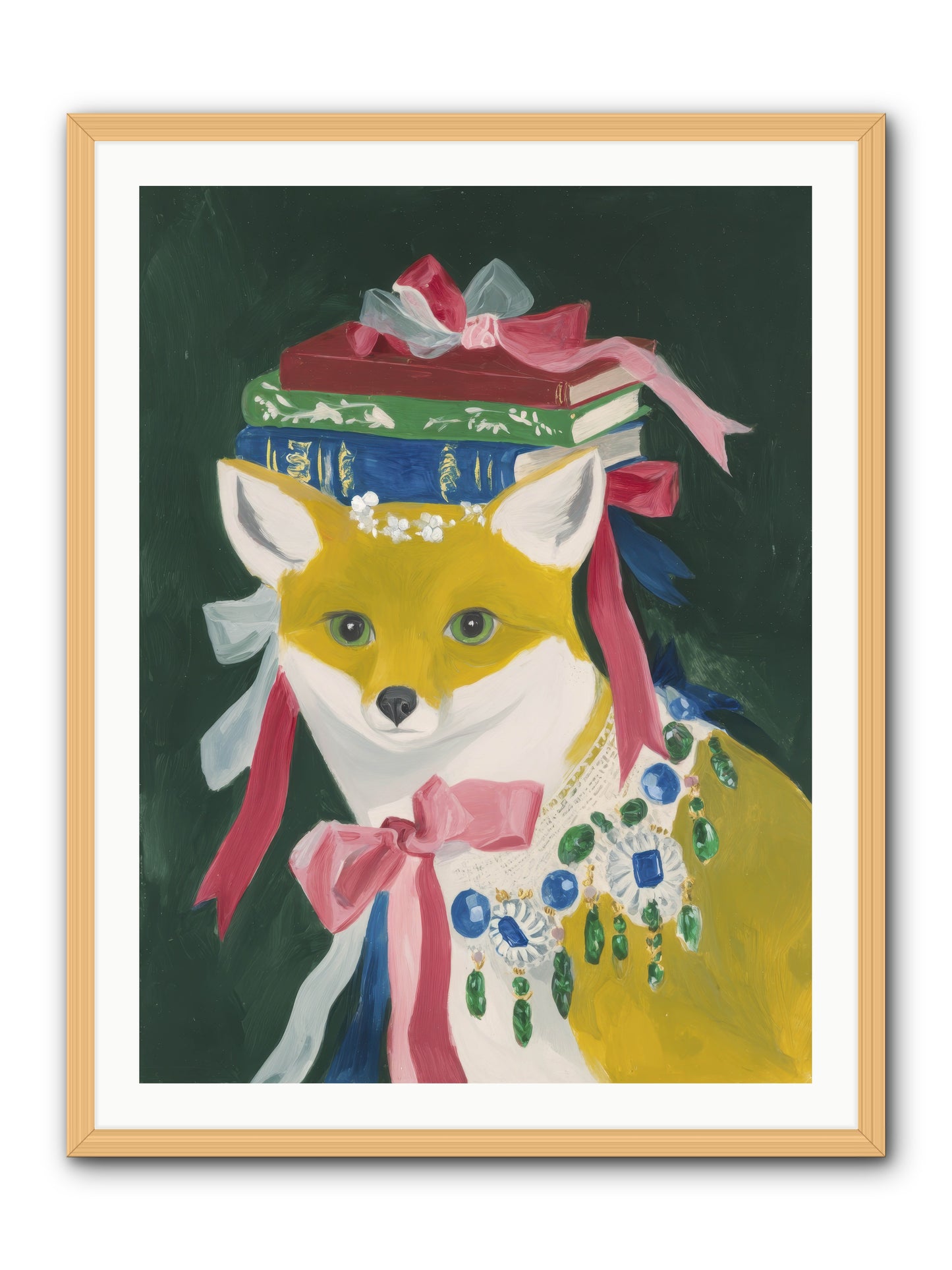 Duchess of Whispered Stories -- Framed Print - Natural 30x40