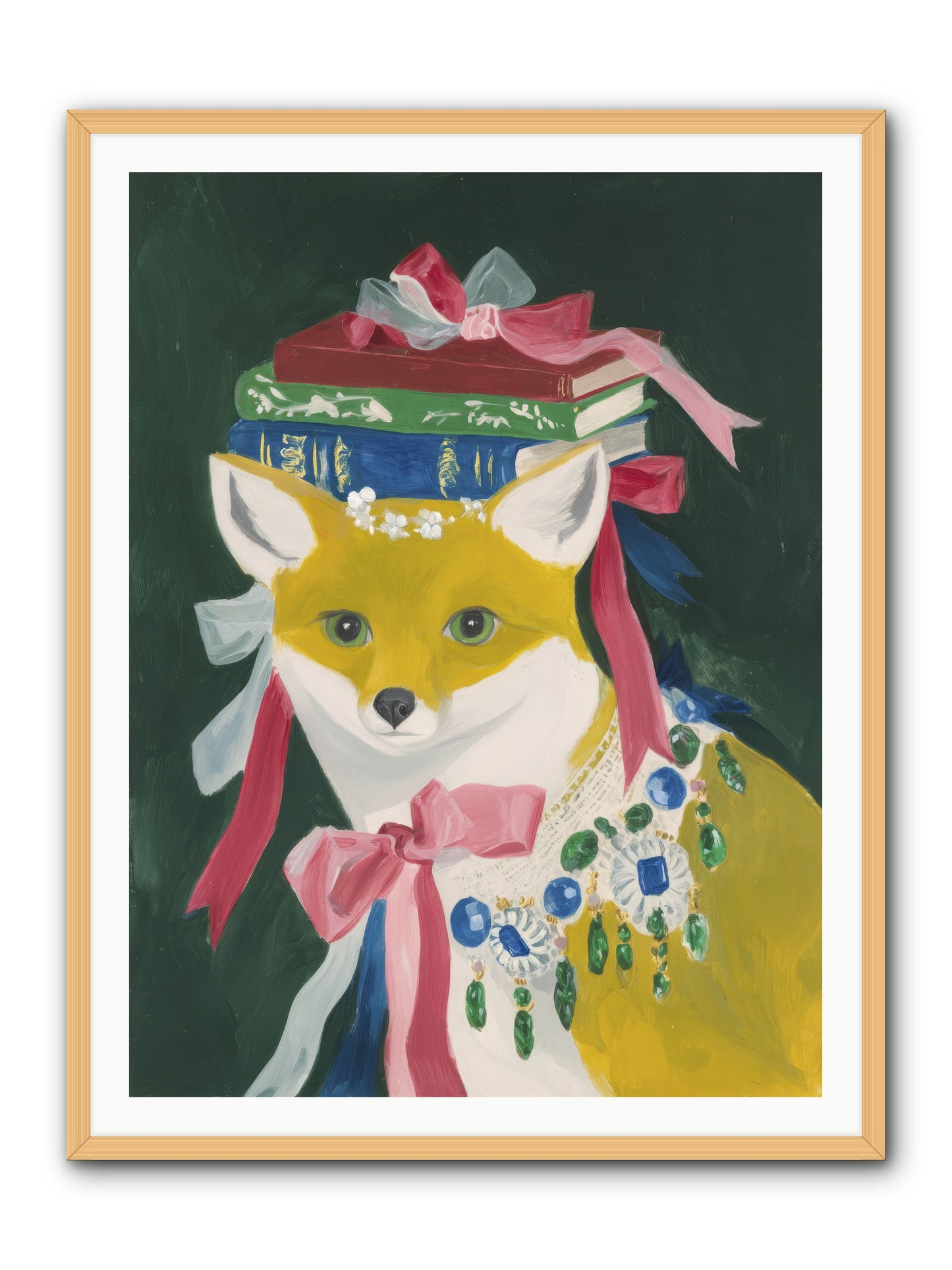 Duchess of Whispered Stories -- Framed Print - Natural 36x48