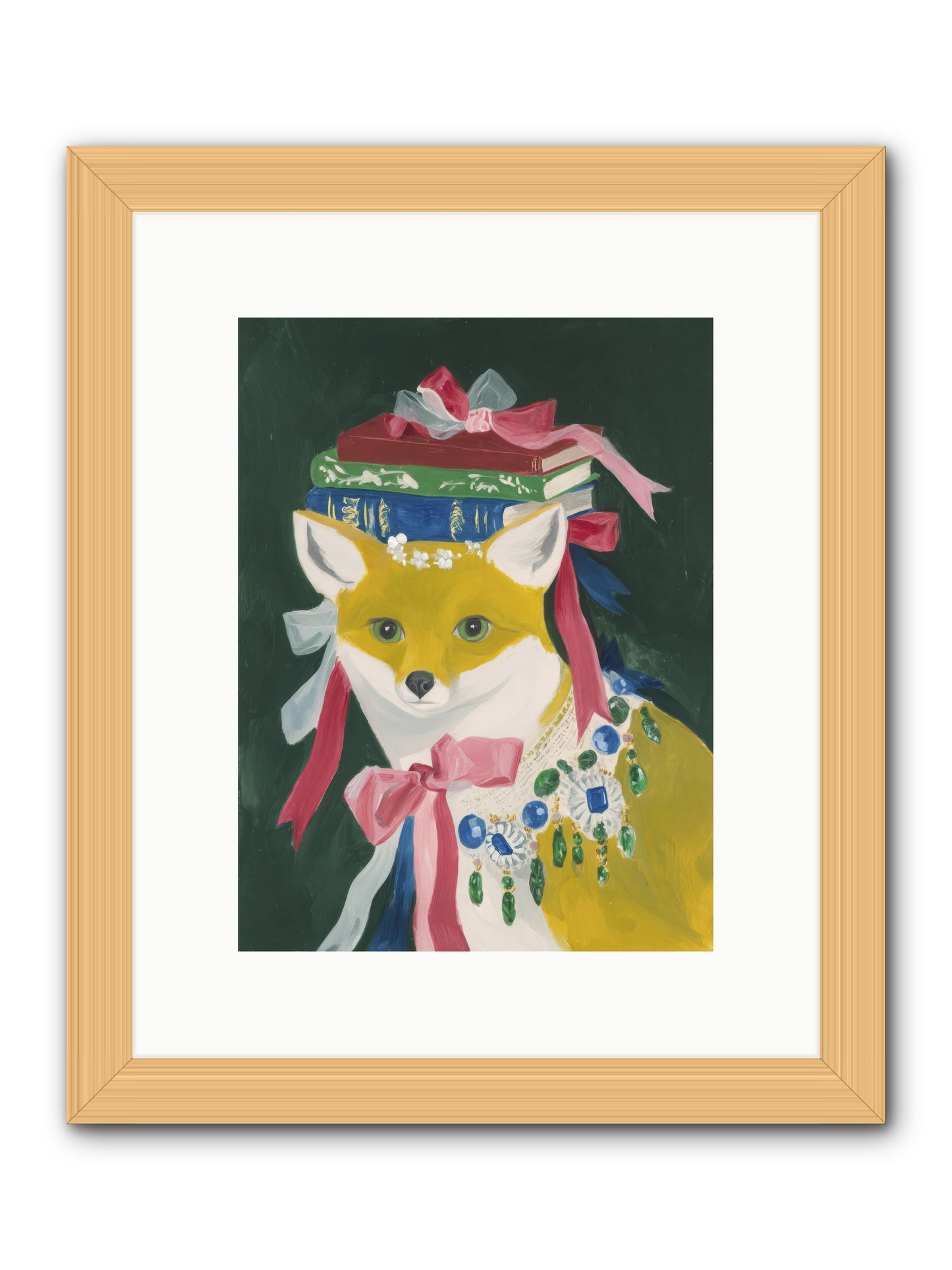 Duchess of Whispered Stories -- Framed Print - Natural 9x12