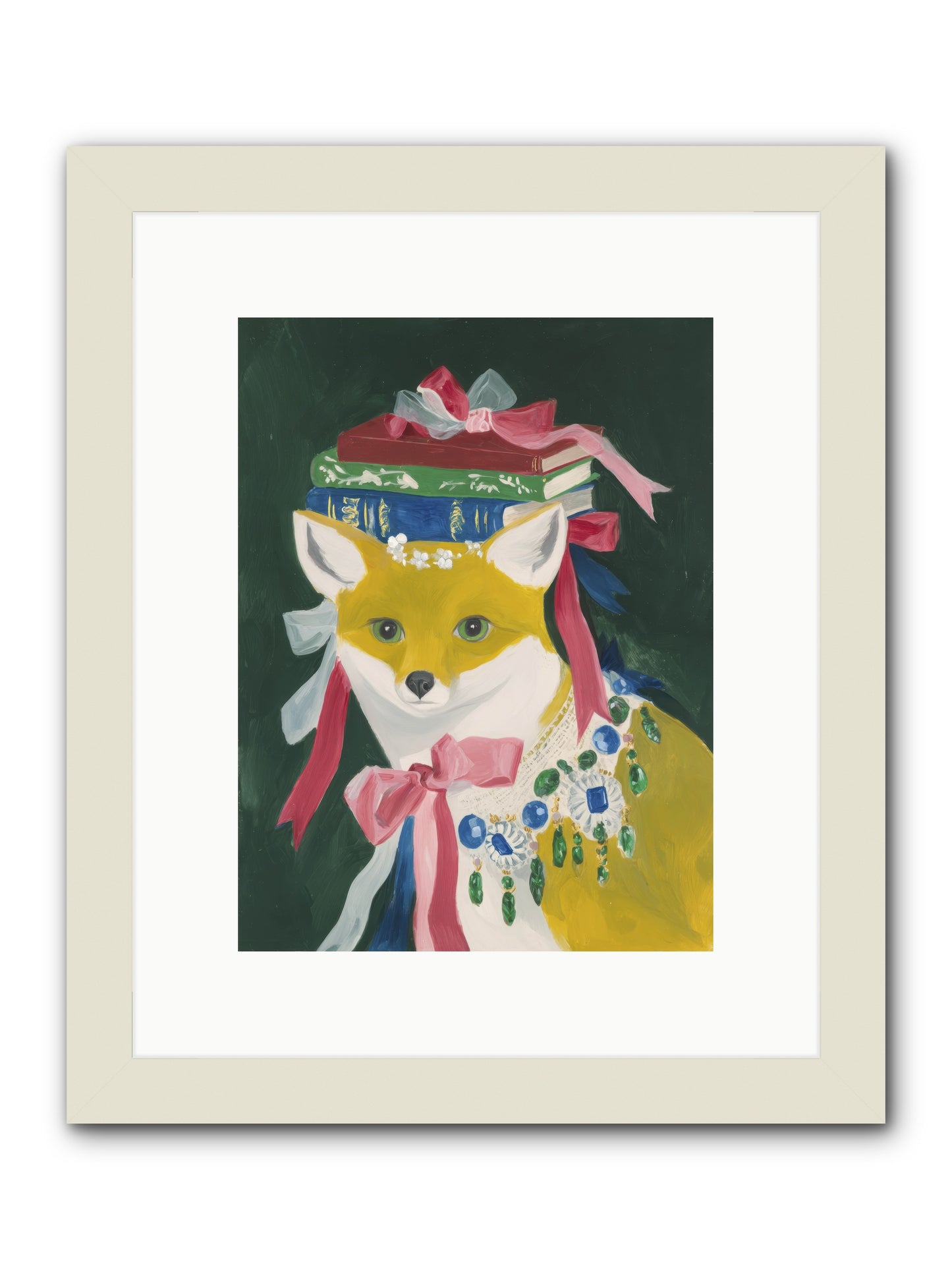 Duchess of Whispered Stories -- Framed Print - White 9x12