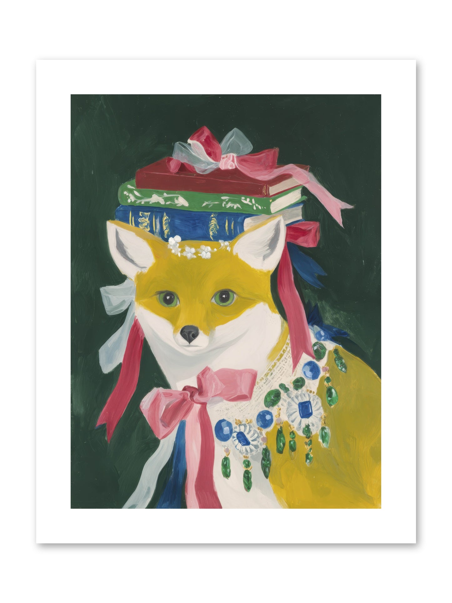 Duchess of Whispered Stories -- Loose Canvas Print 9x12