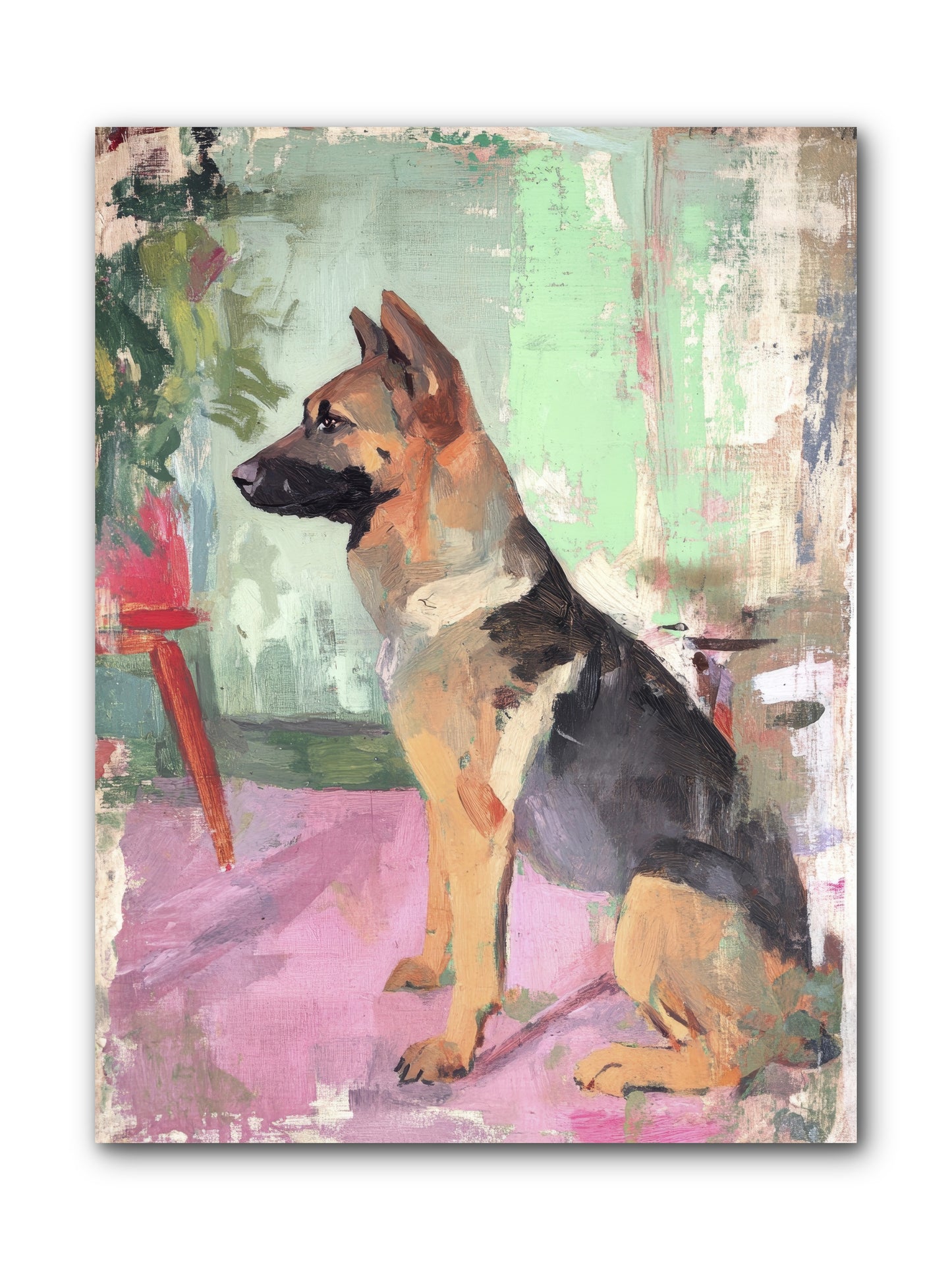 Duke -- Wrapped Canvas 9x12