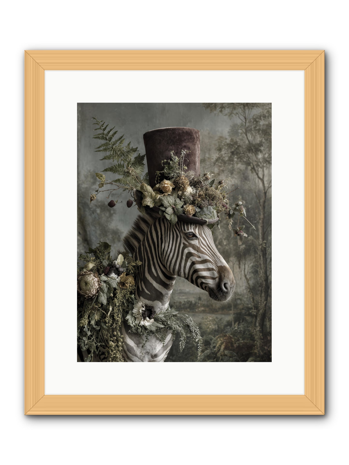 Dulcet -- Framed Print - Natural 12x16