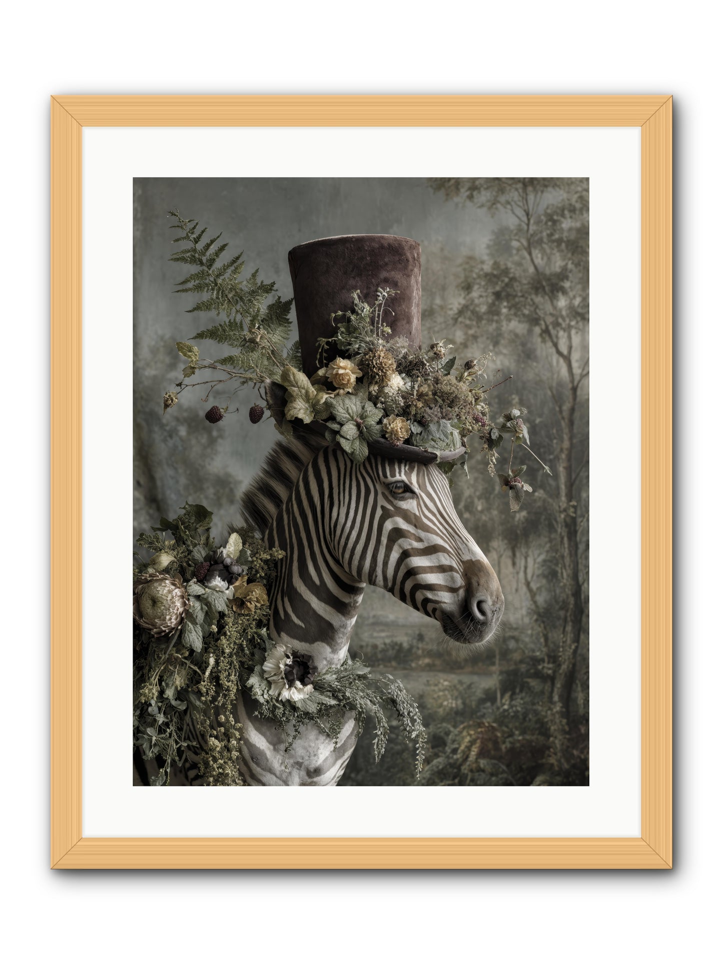 Dulcet -- Framed Print - Natural 18x24