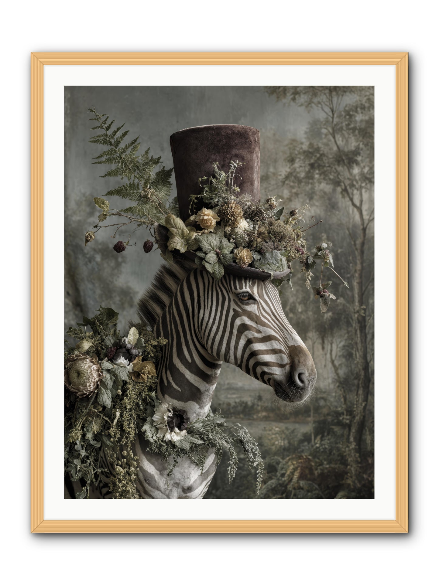 Dulcet -- Framed Print - Natural 30x40