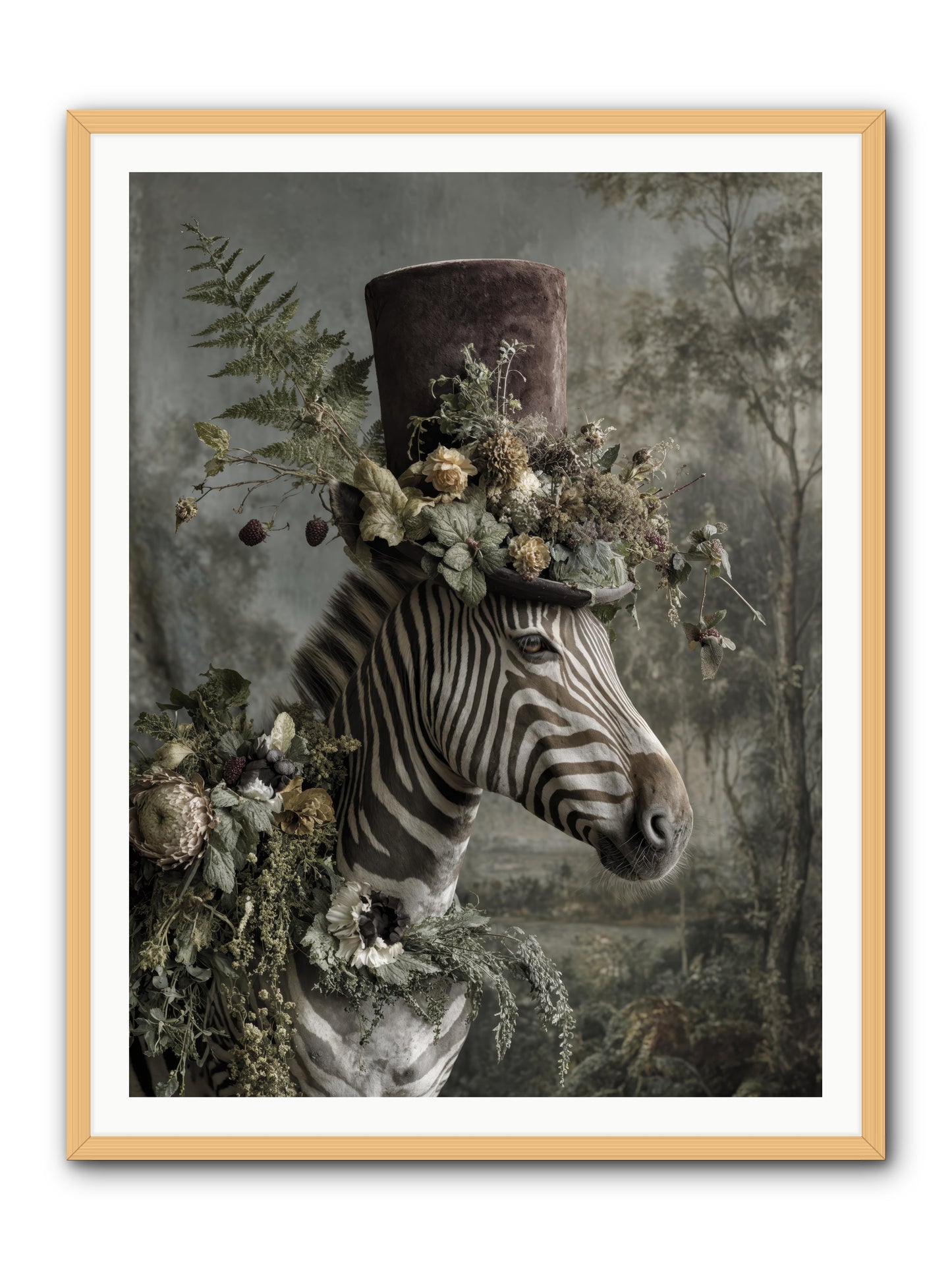 Dulcet -- Framed Print - Natural 36x48