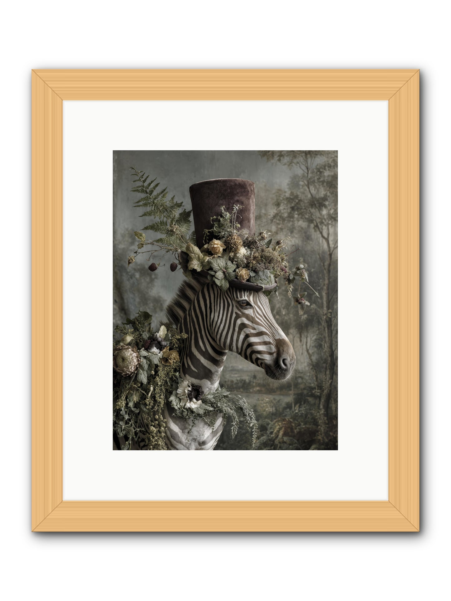 Dulcet -- Framed Print - Natural 9x12