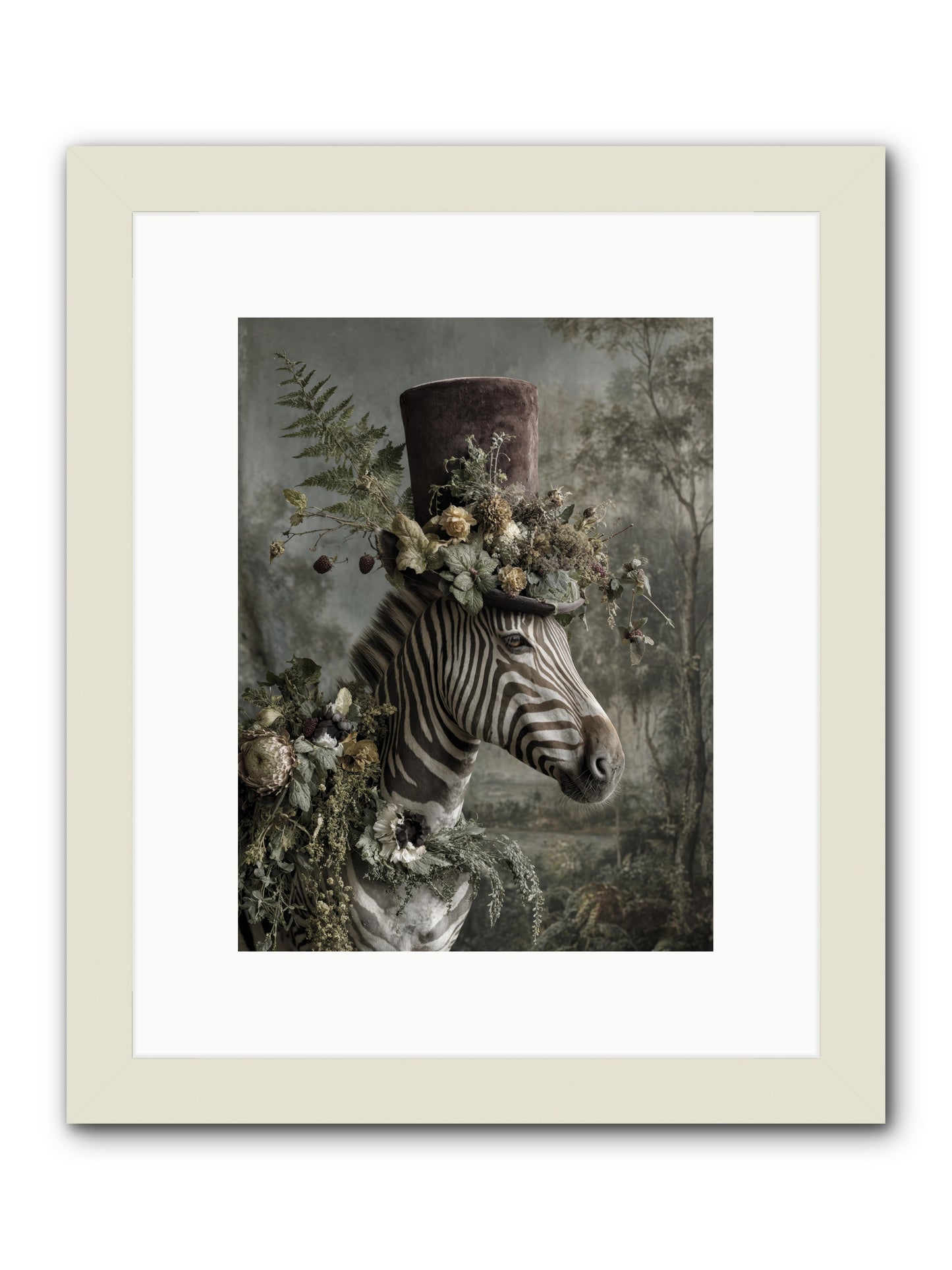Dulcet -- Framed Print - White 9x12