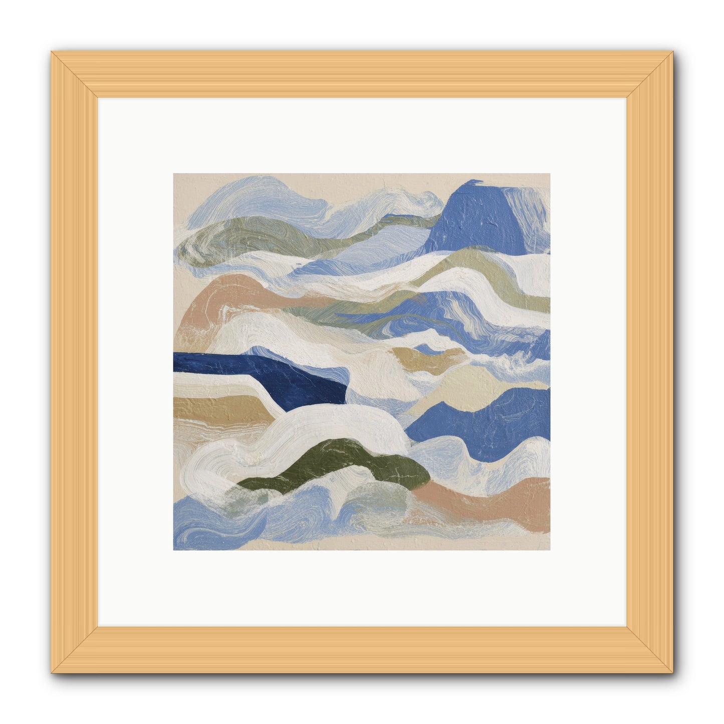 Dune Cloak -- Framed Print - Natural 10x10