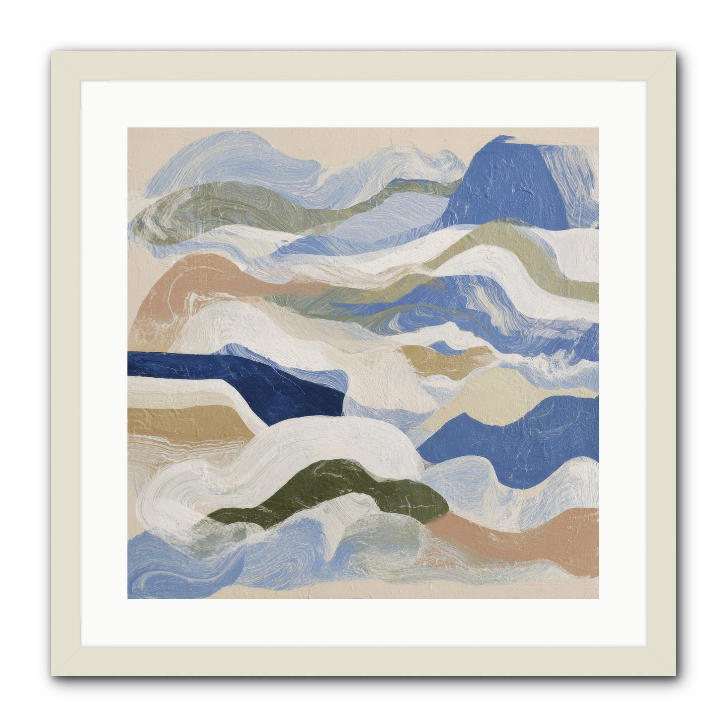 Dune Cloak -- Framed Print - White 20x20