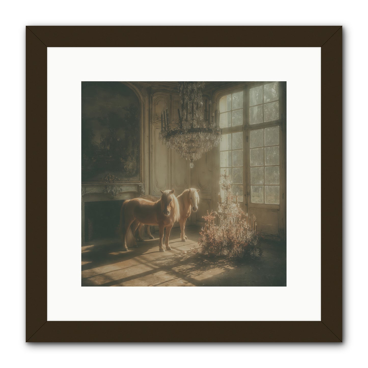 Dusk Made of Honey -- Framed Print - Black 12x12