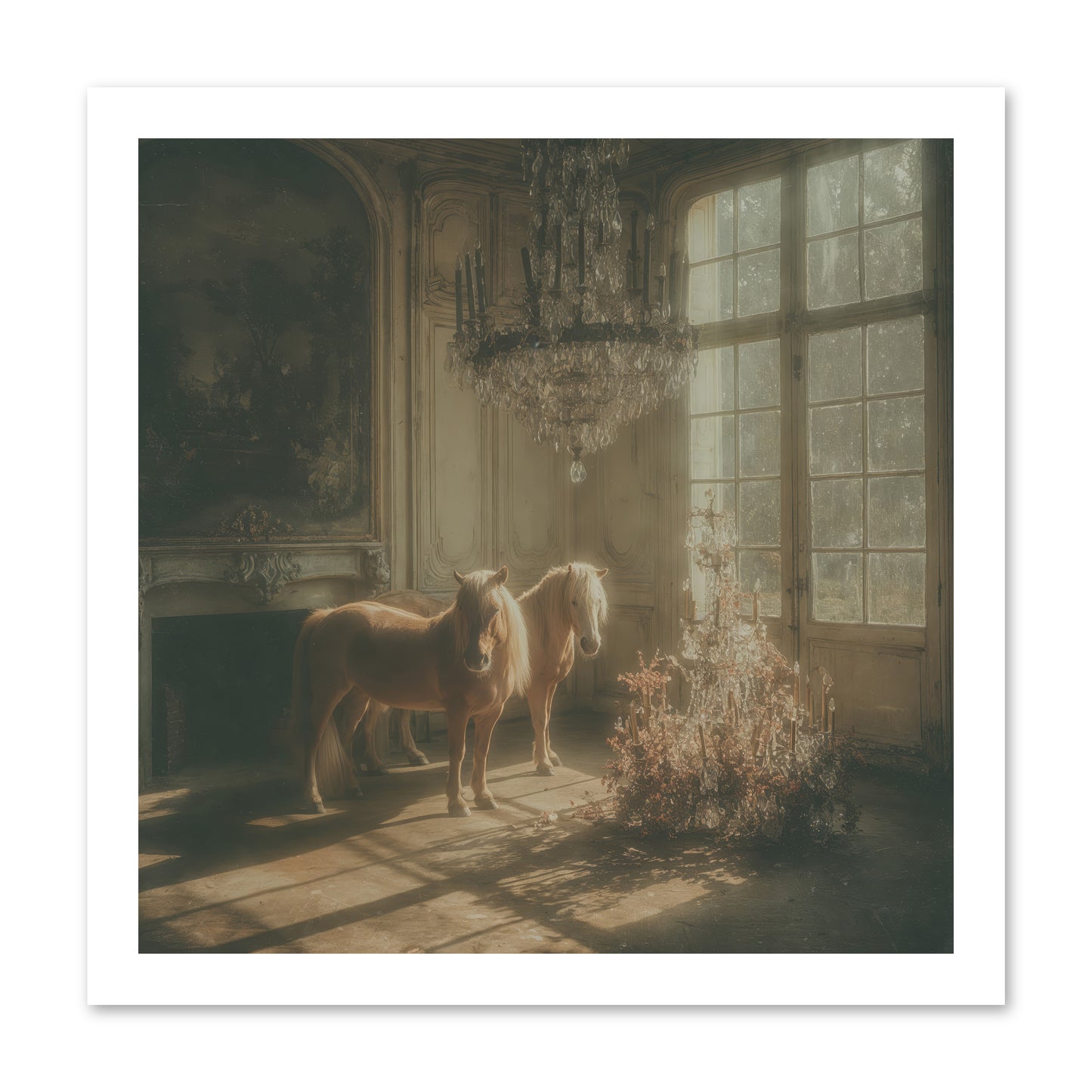 Dusk Made of Honey -- Loose Canvas Print 16x16