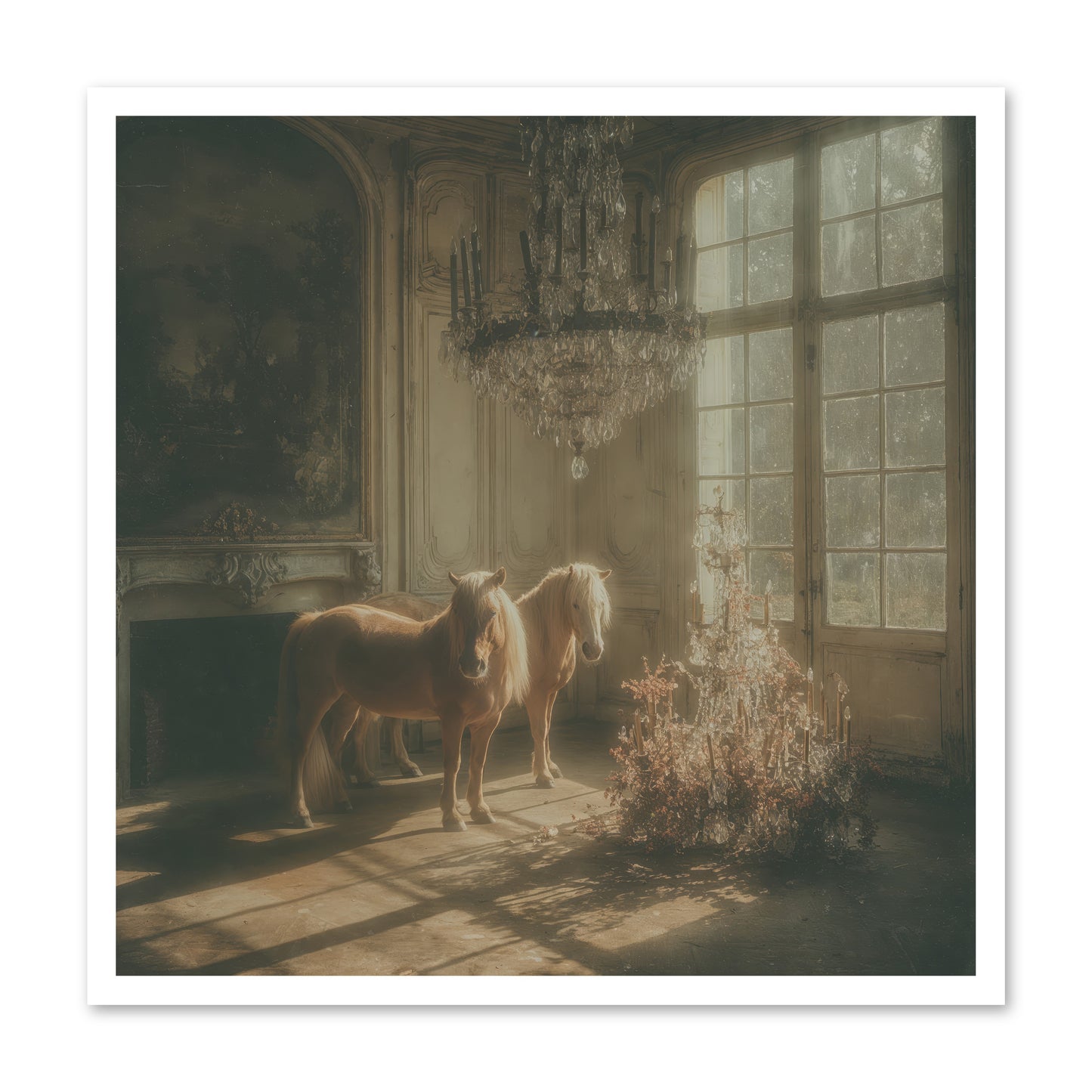 Dusk Made of Honey -- Loose Canvas Print 30x30