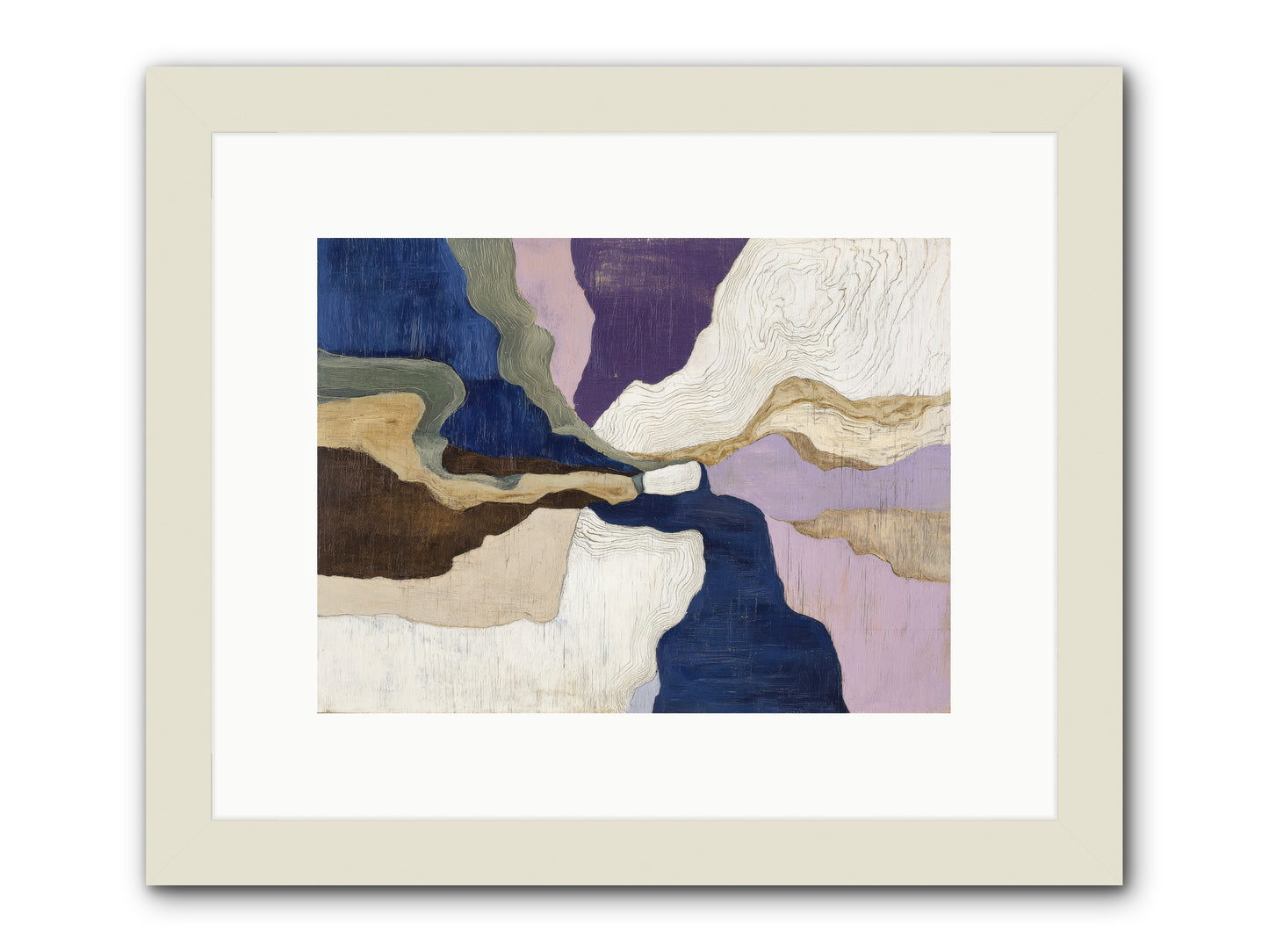 Duskfall Meadow -- Framed Print - White 12x9