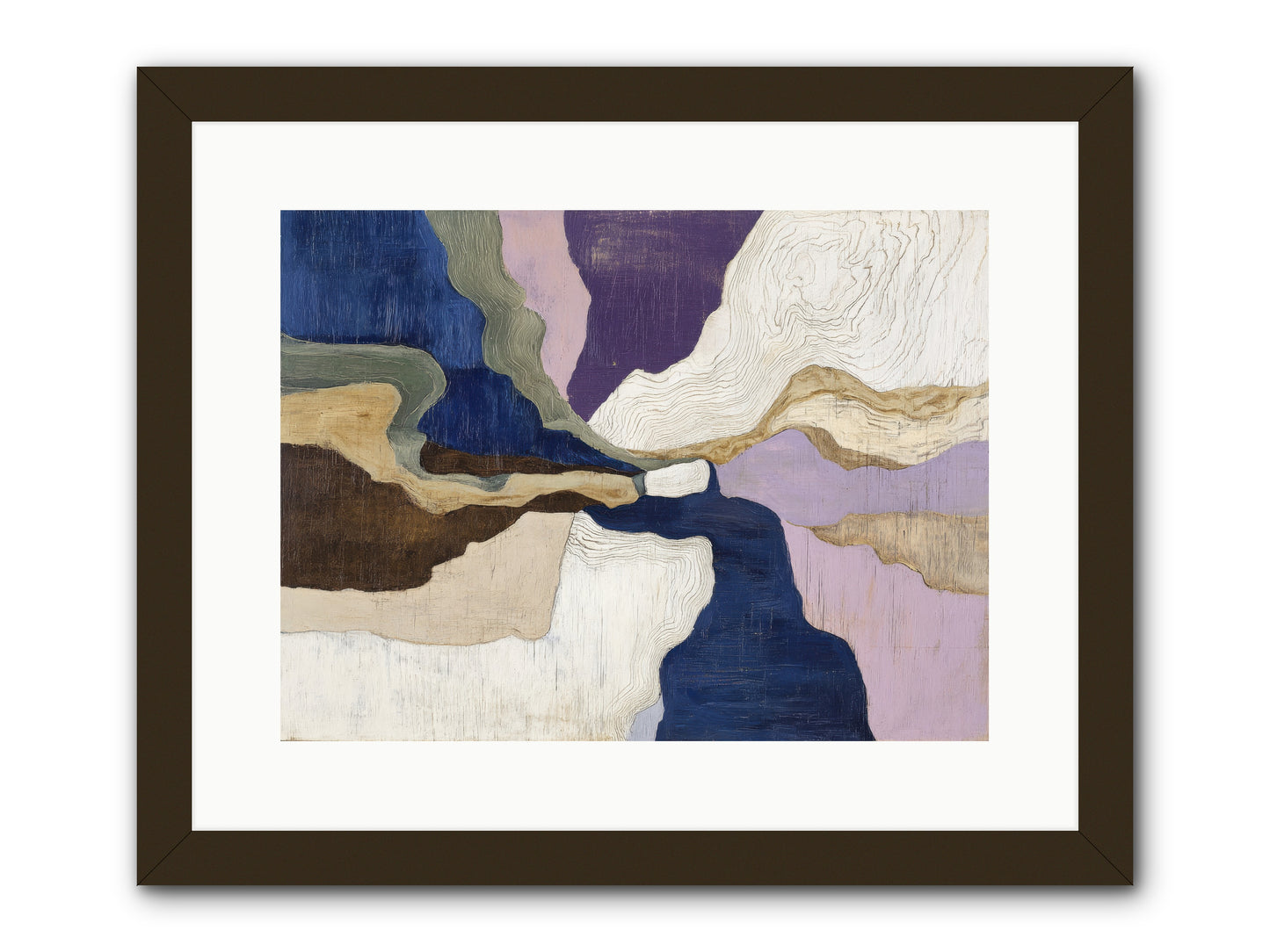 Duskfall Meadow -- Framed Print - Black 16x12