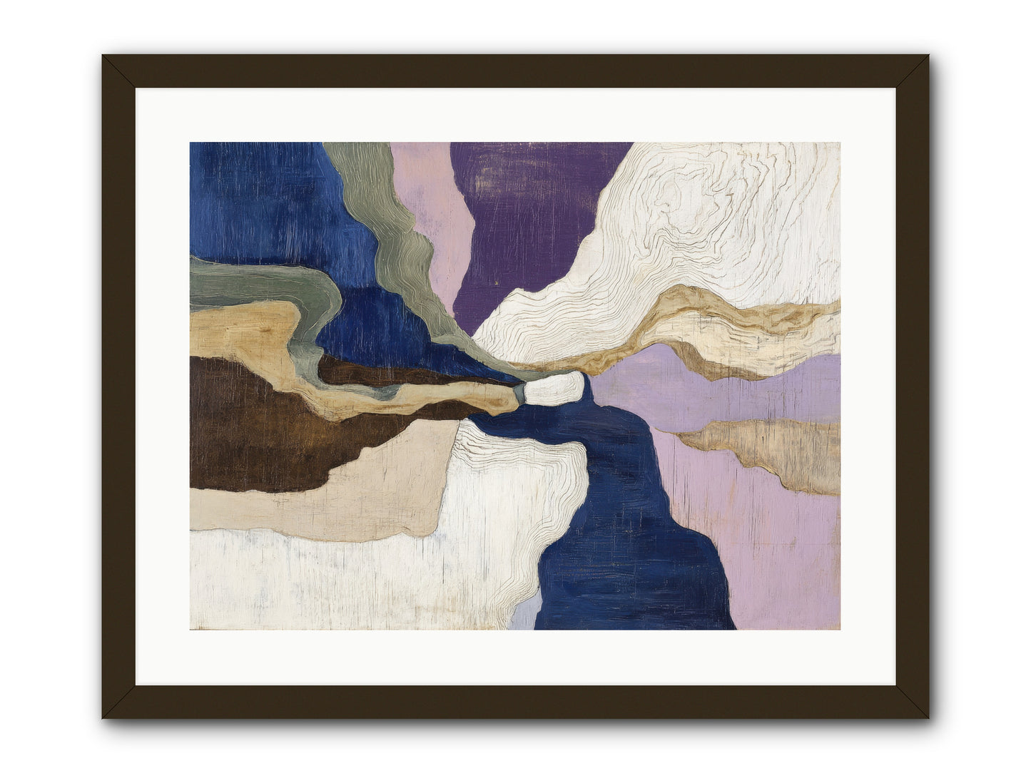 Duskfall Meadow -- Framed Print - Black 24x18