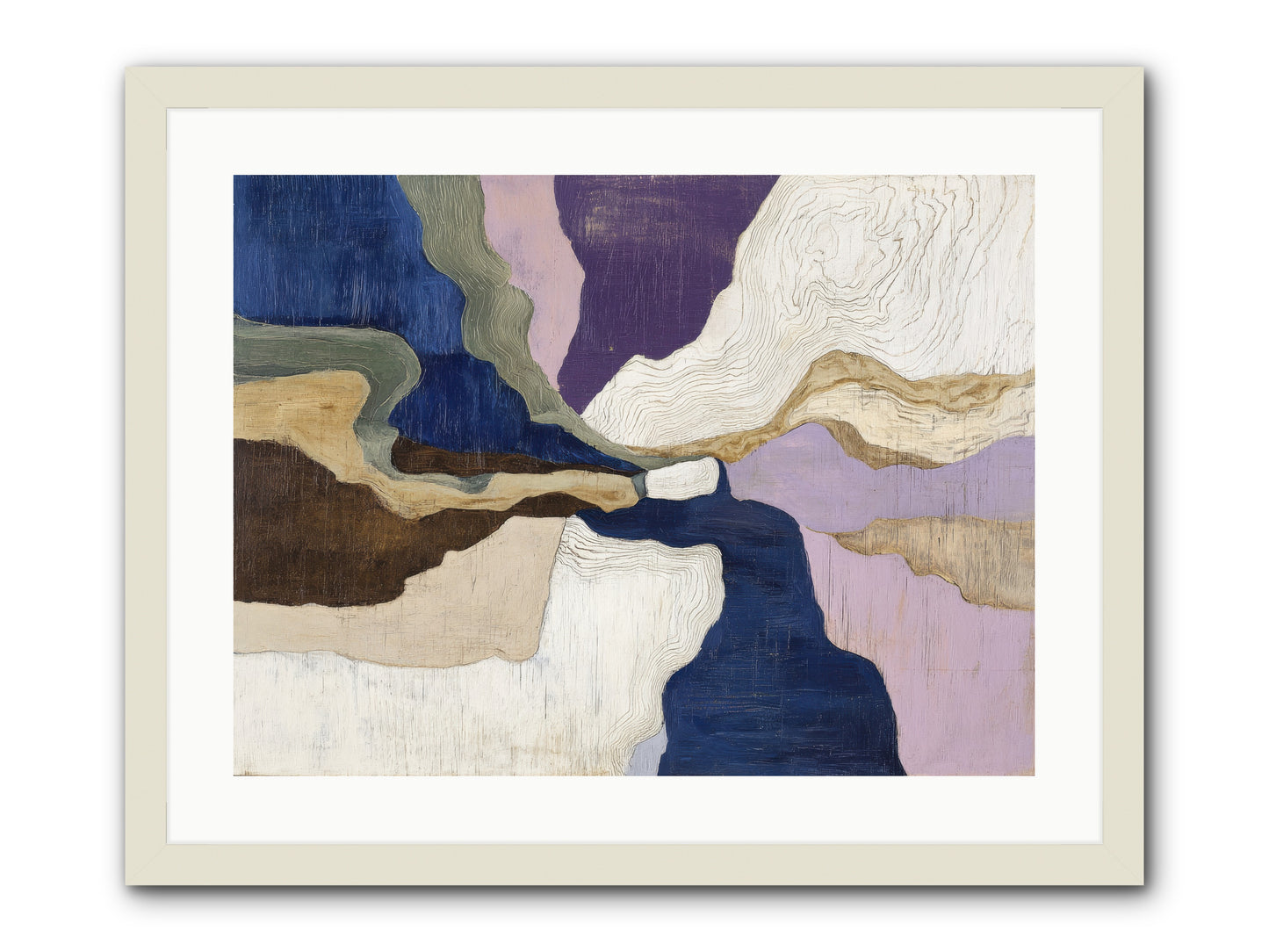Duskfall Meadow -- Framed Print - White 24x18