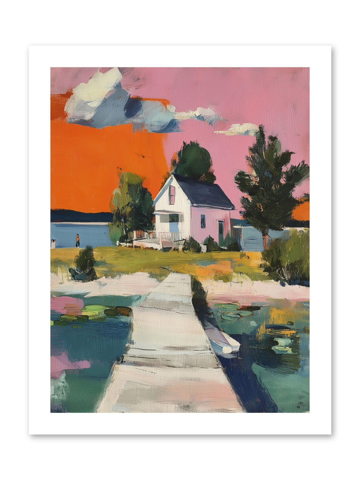 Dusk's Sweet Kiss -- Paper Print 12x16