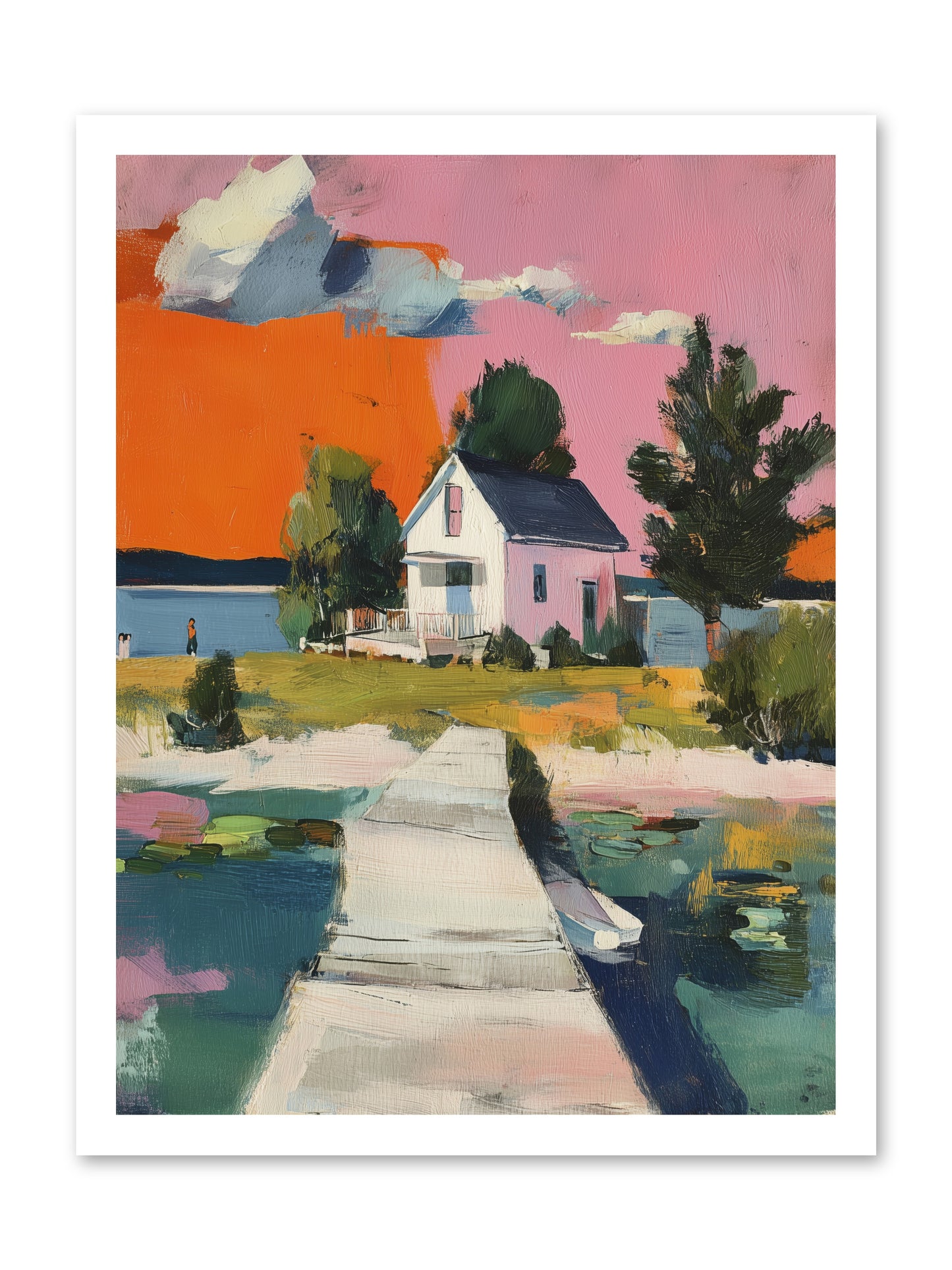 Dusk's Sweet Kiss -- Loose Canvas Print 18x24