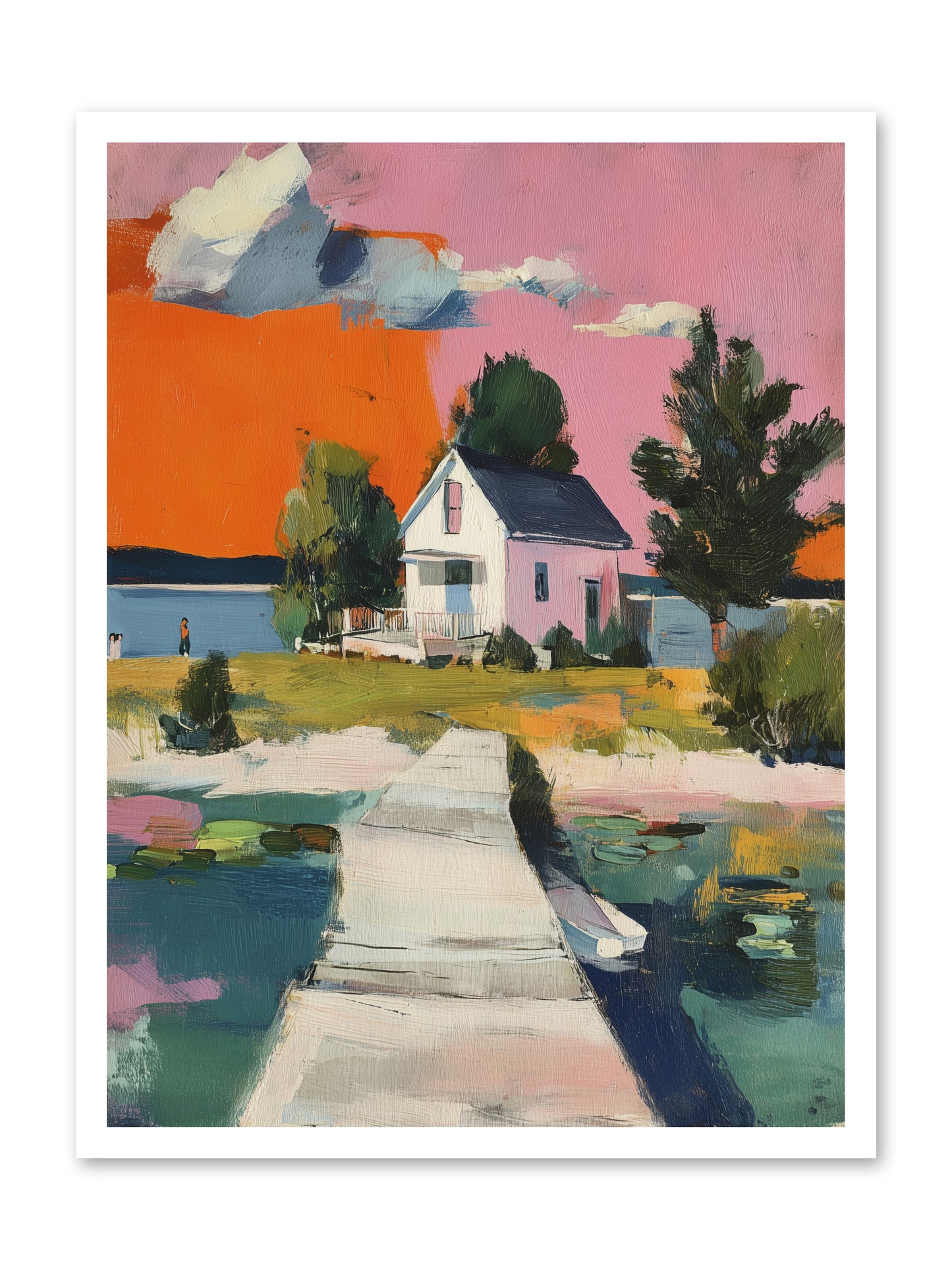 Dusk's Sweet Kiss -- Paper Print 24x32