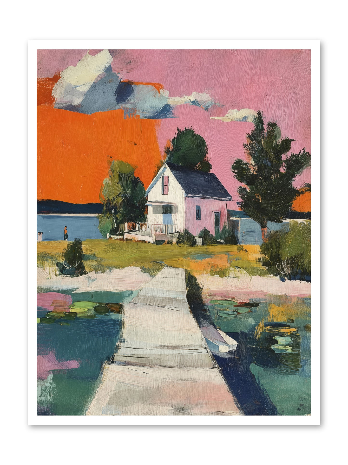 Dusk's Sweet Kiss -- Paper Print 30x40