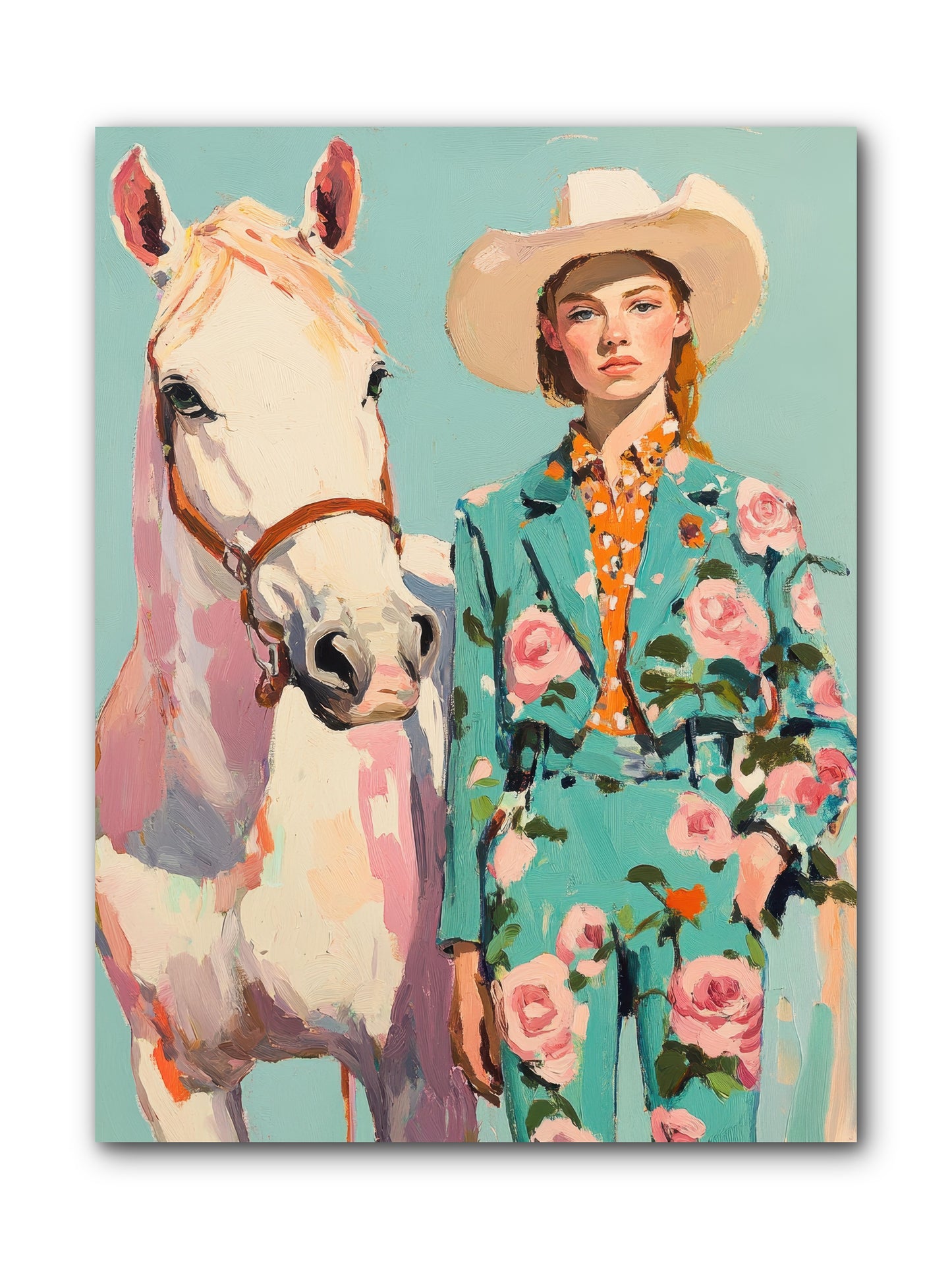 Dust Storm Rider -- Wrapped Canvas 9x12