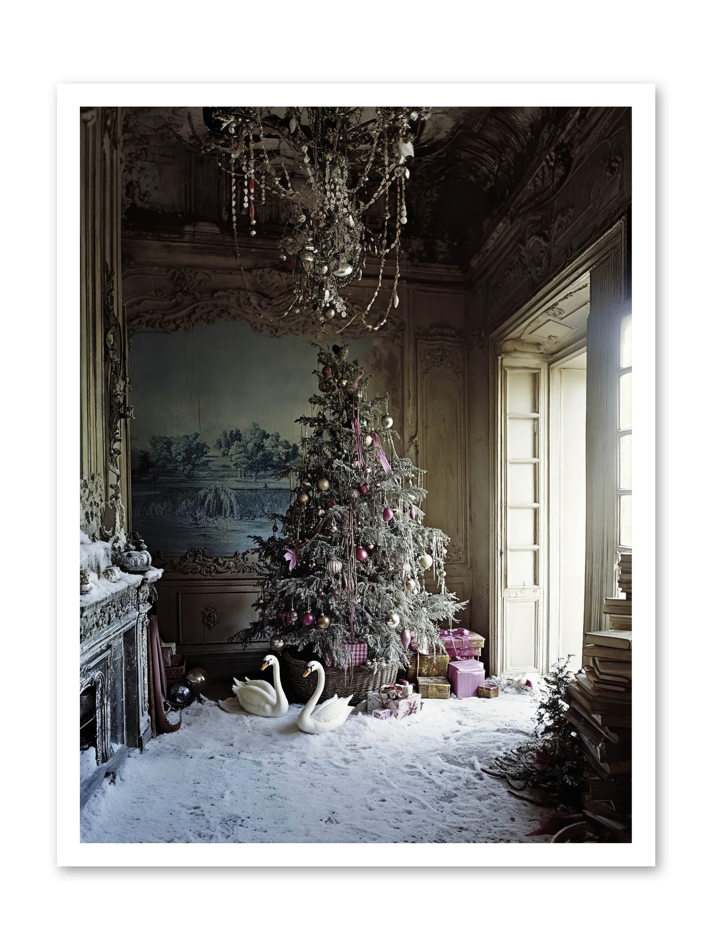 Dusted In Moonlight Miracles -- Paper Print 24x32