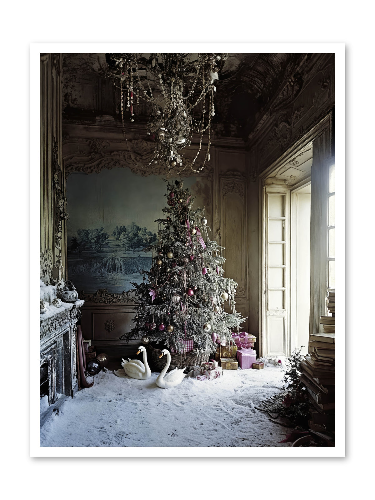 Dusted In Moonlight Miracles -- Loose Canvas Print 30x40