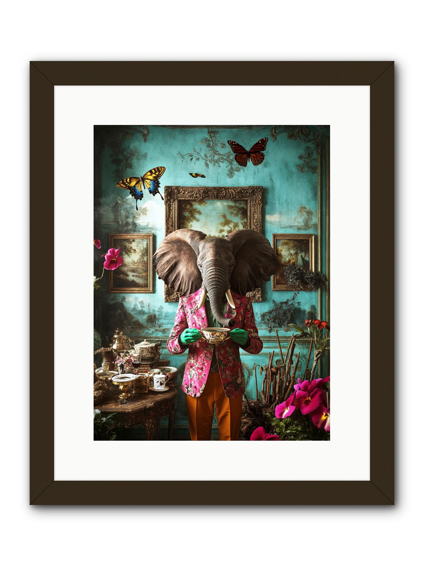 Earth Dreams DeeperRez -- Framed Print - Black 12x16