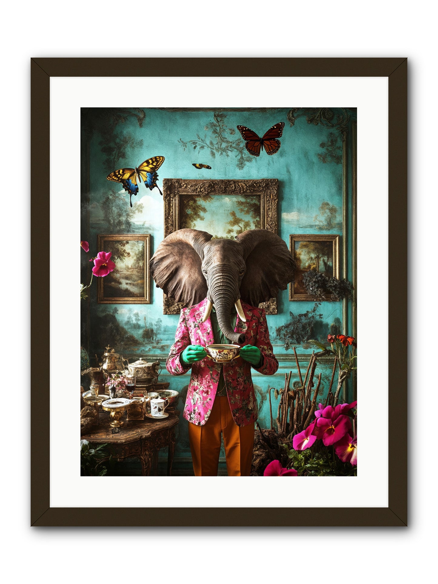Earth Dreams DeeperRez -- Framed Print - Black 18x24