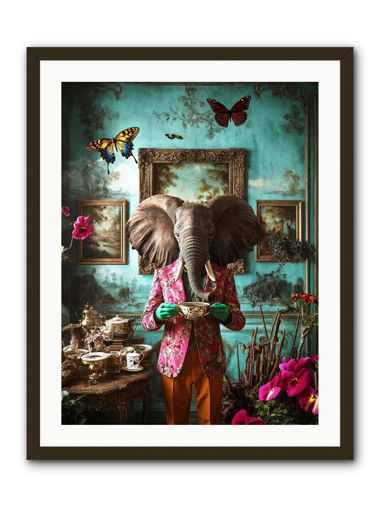 Earth Dreams DeeperRez -- Framed Print - Black 24x32