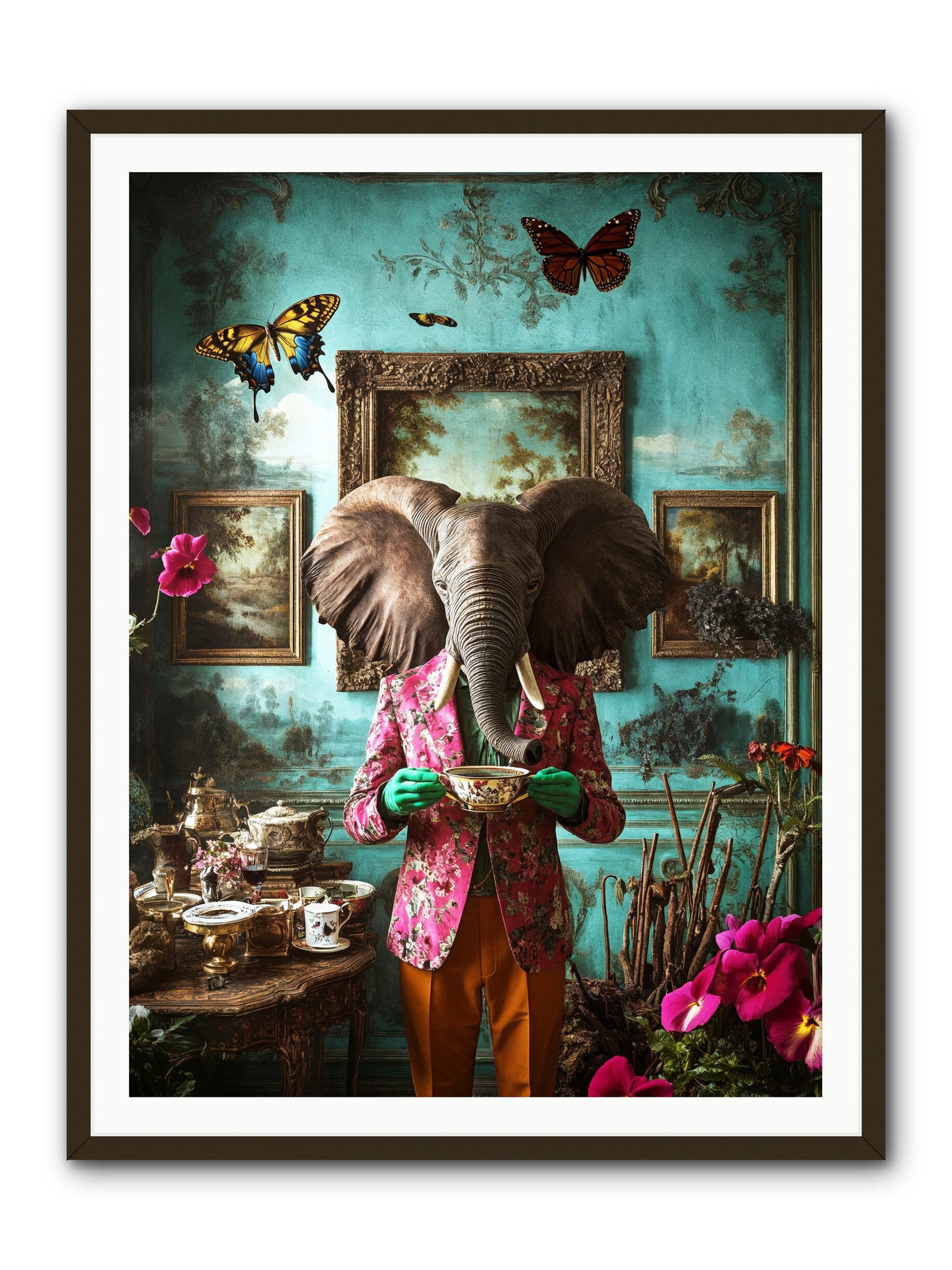 Earth Dreams DeeperRez -- Framed Print - Black 36x48