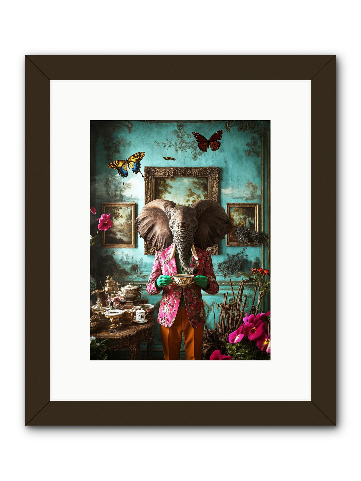 Earth Dreams DeeperRez -- Framed Print - Black 9x12