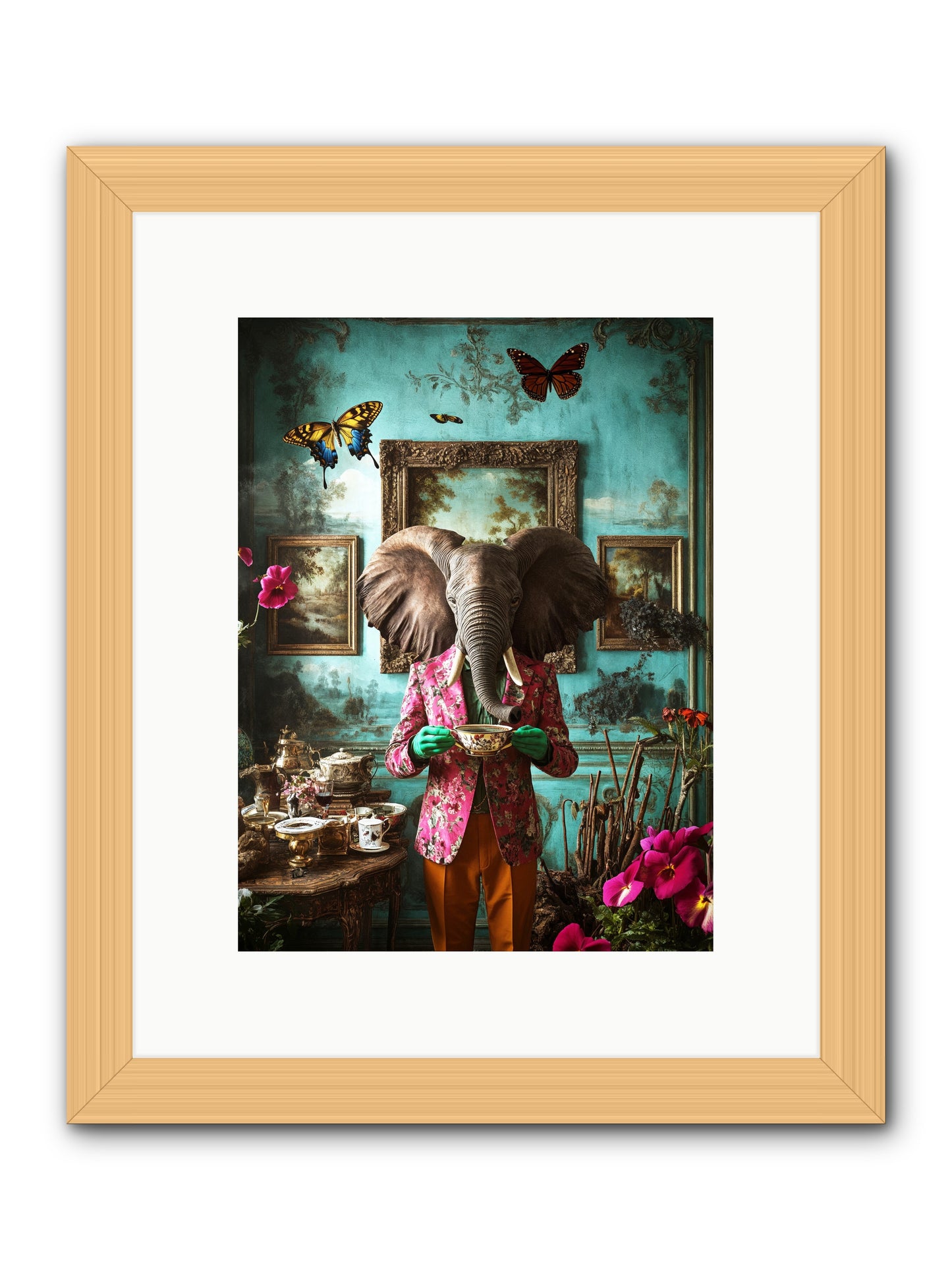 Earth Dreams DeeperRez -- Framed Print - Natural 9x12