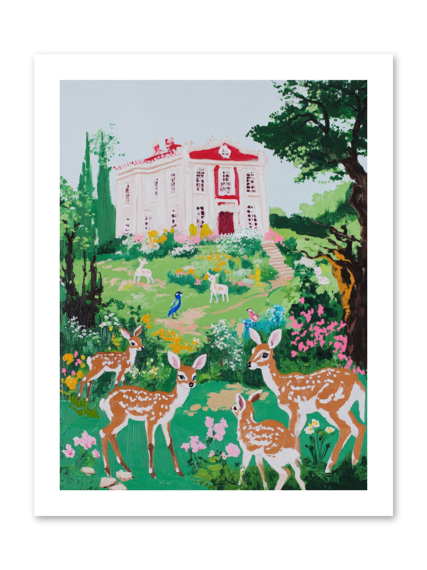 Earth woke singingRez2 -- Loose Canvas Print 12x16