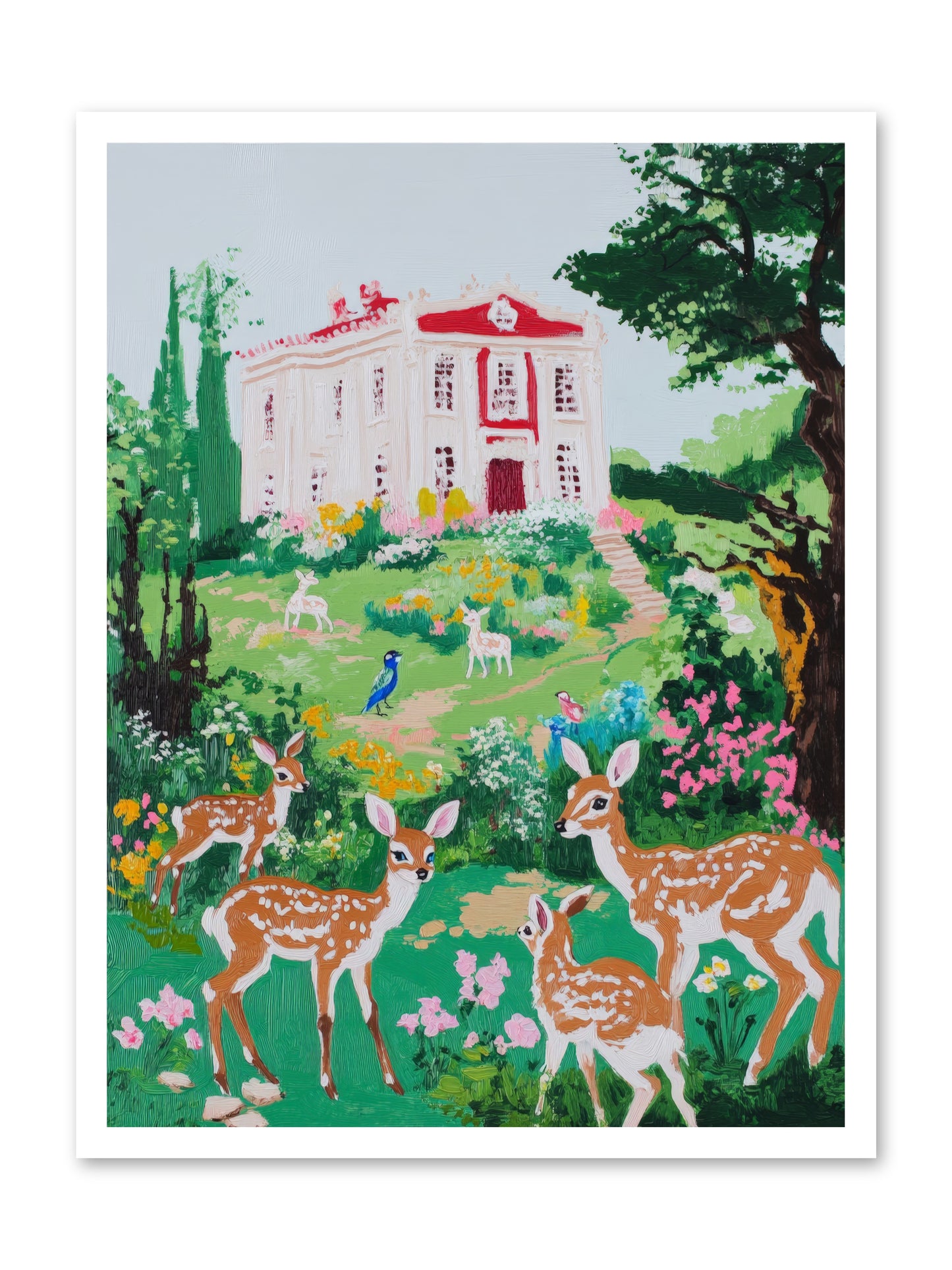 Earth woke singingRez2 -- Loose Canvas Print 24x32