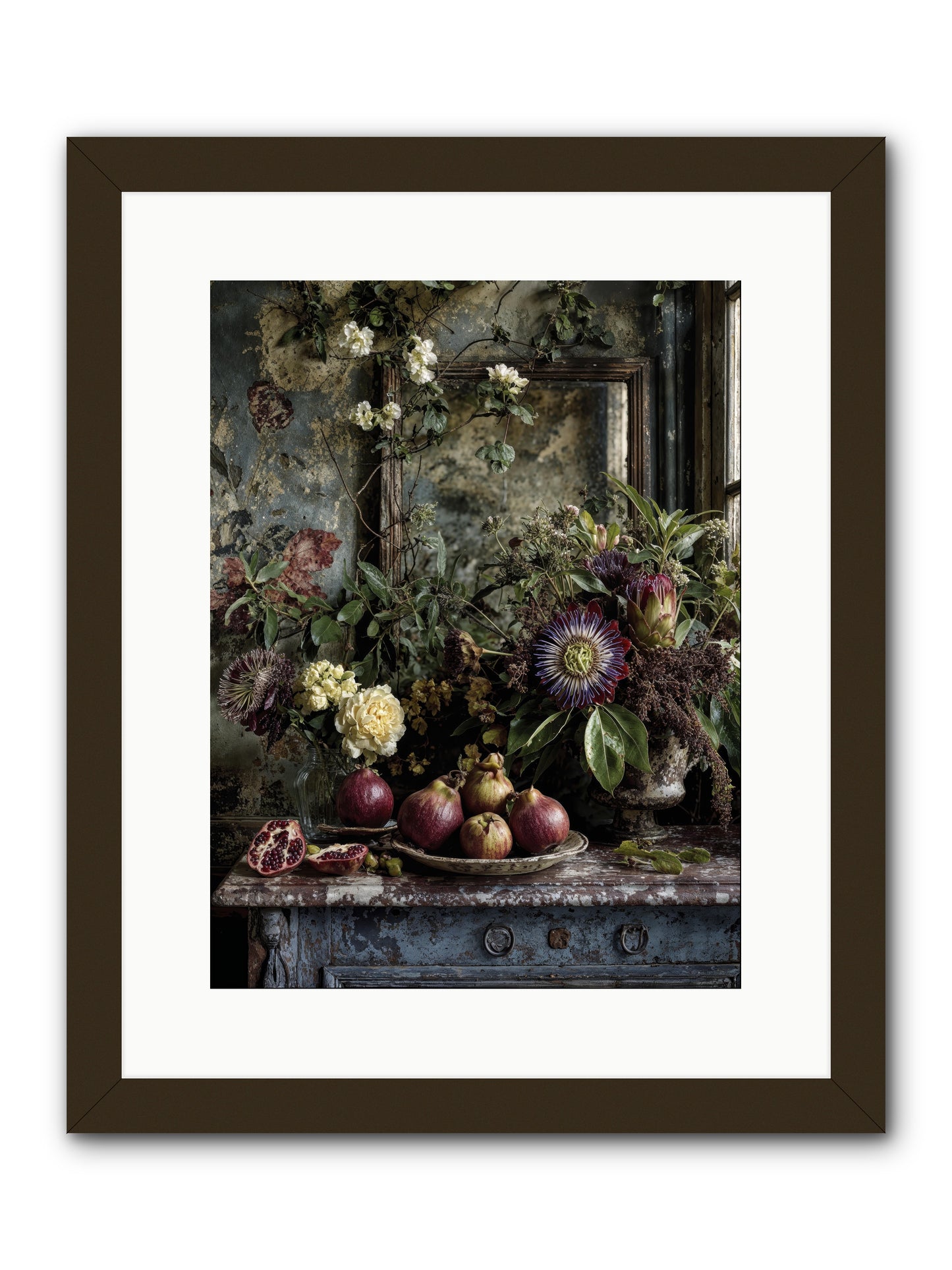Earthgifted -- Framed Print - Black 12x16